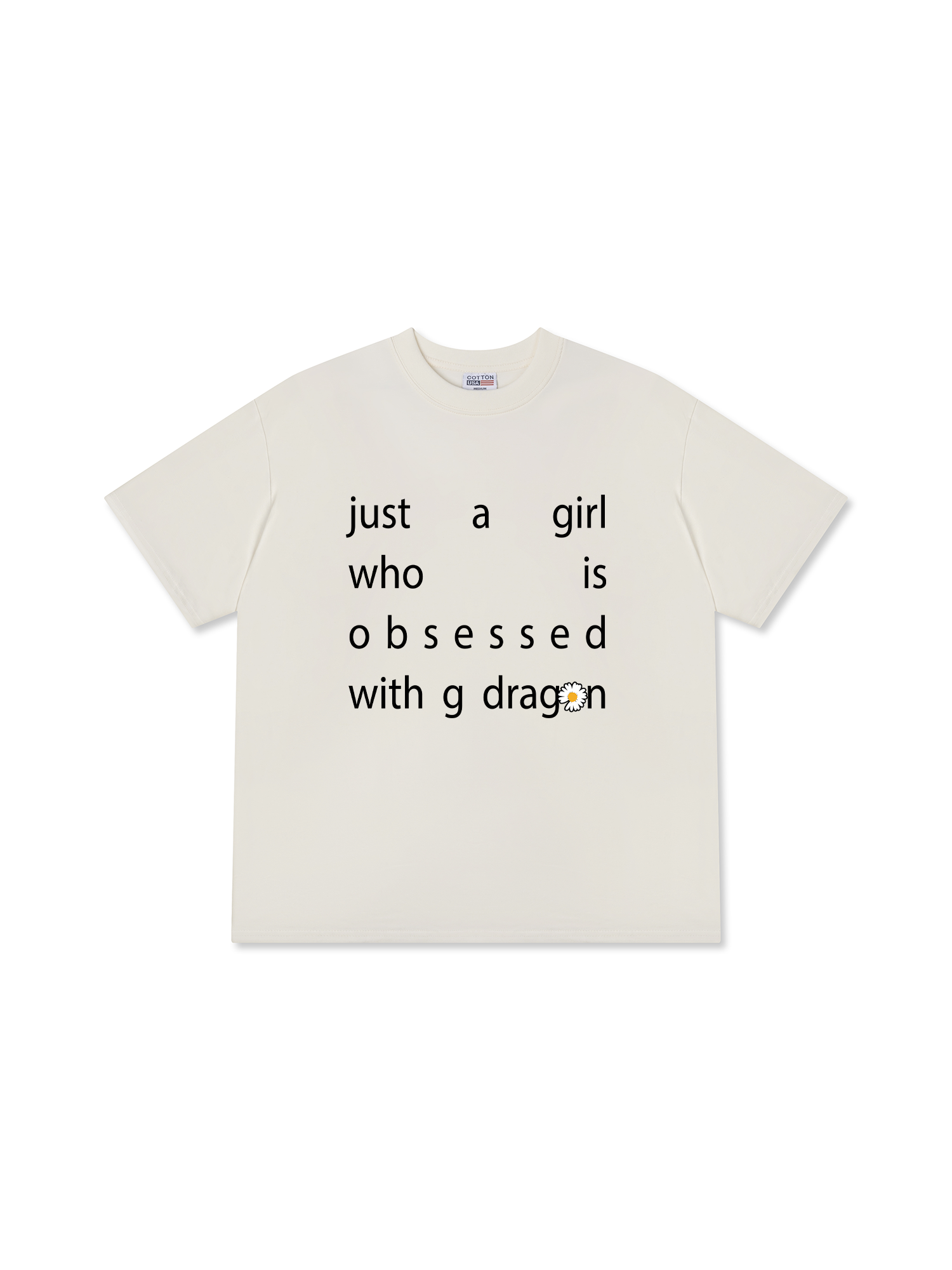 Áo Thun Relaxed Fit Idols Just A Girl Who Is Obsessed With G Dragon