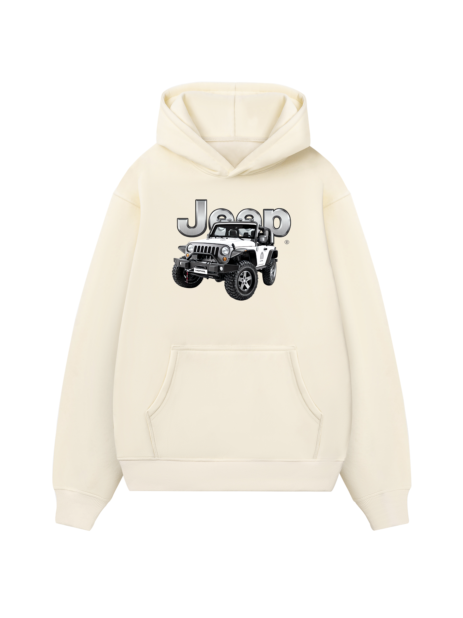 WHITE JEEP Hoodie