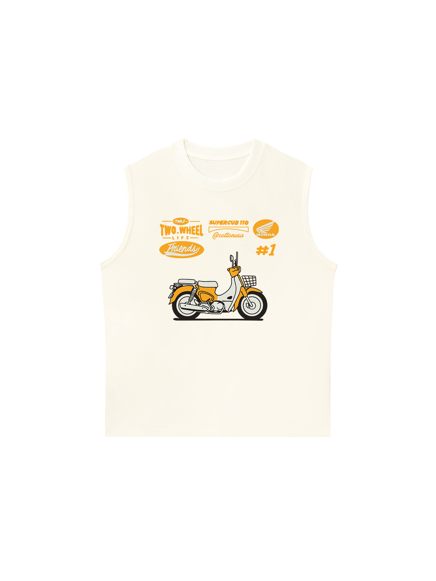 Áo Ba Lỗ Relaxed Fit Super Cub 110