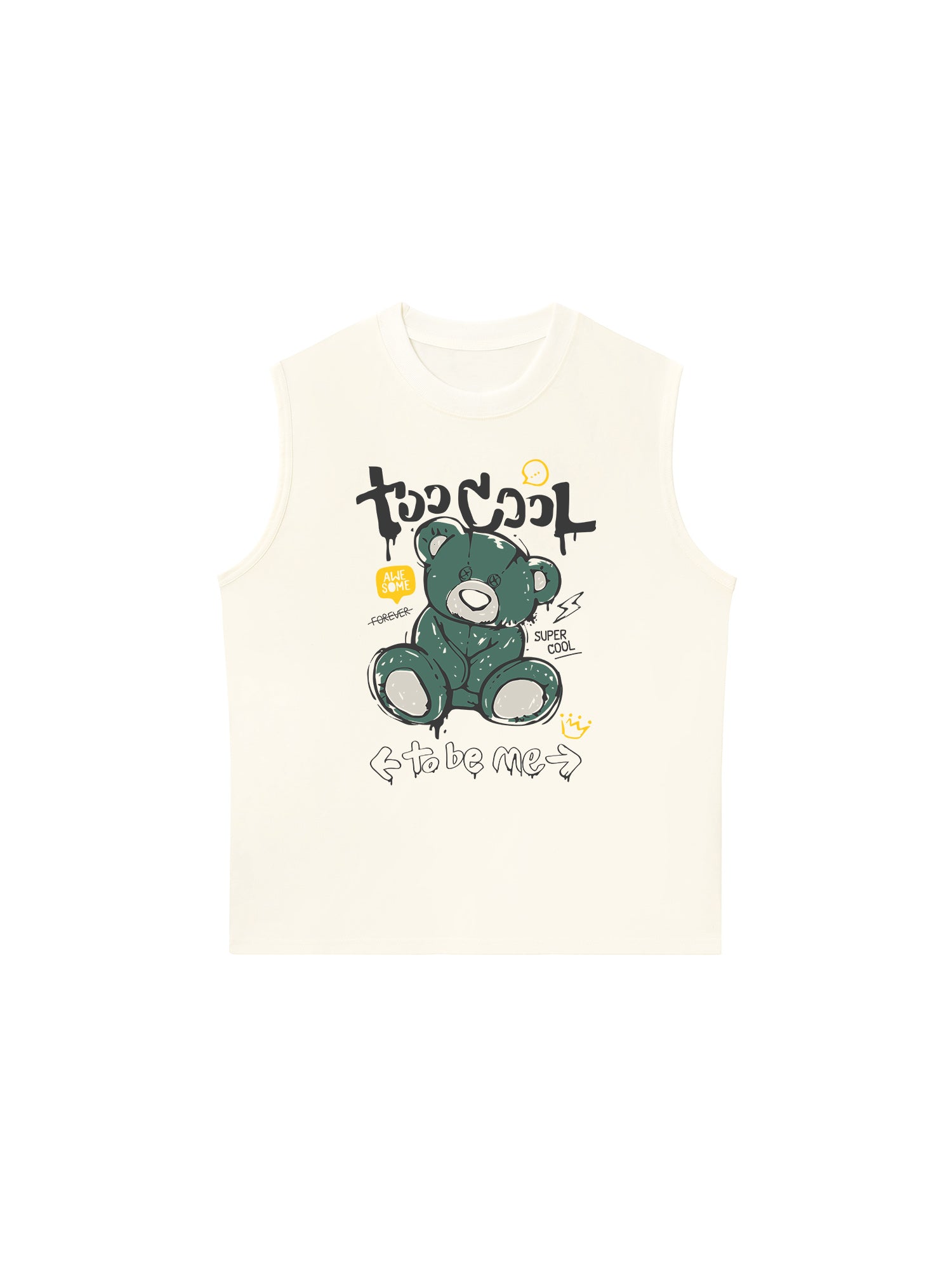 Áo Ba Lỗ Relaxed Fit Too Cool To Be Me