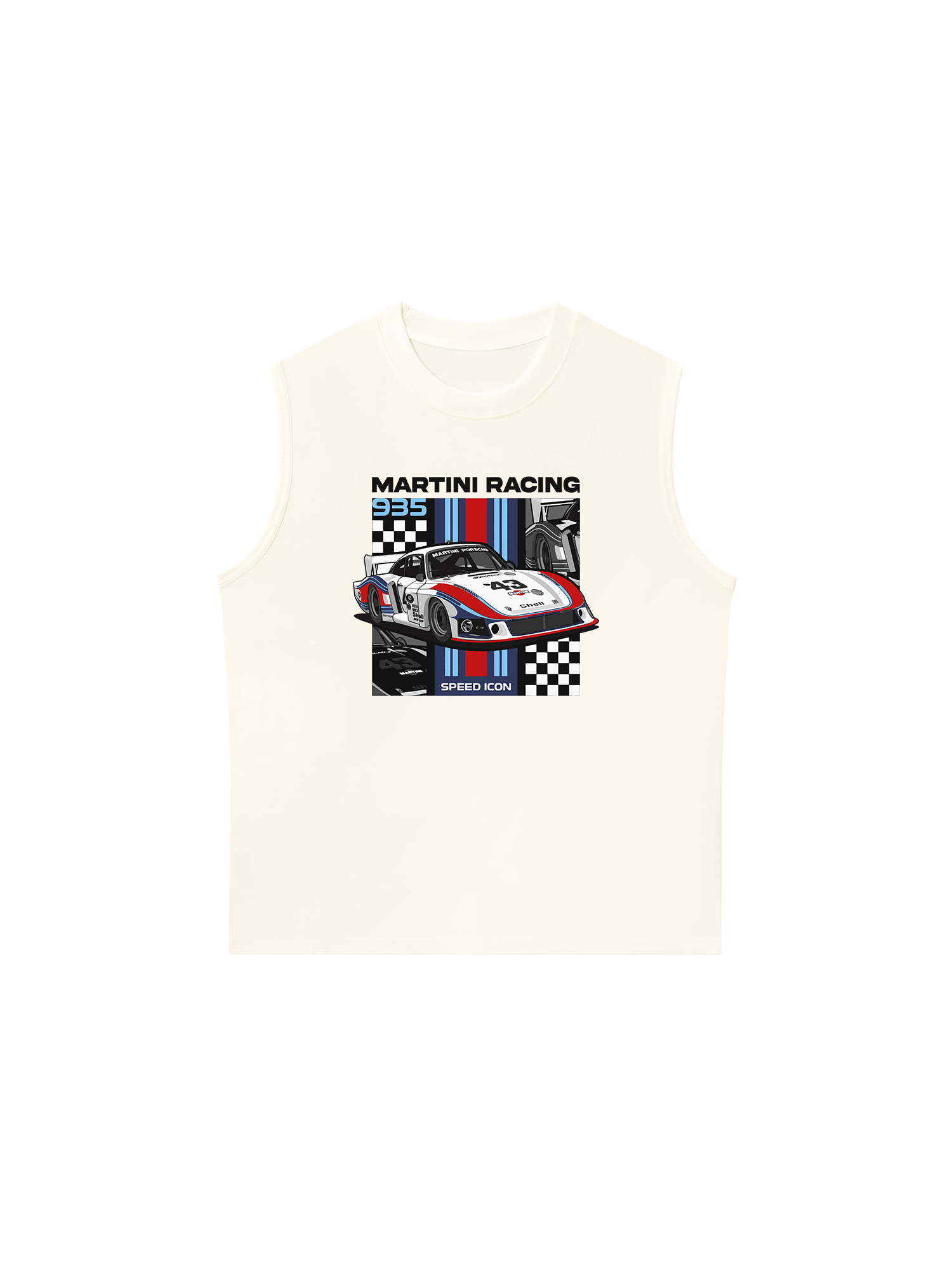 Áo Ba Lỗ Relaxed Fit Porsche 935 Martini Racing
