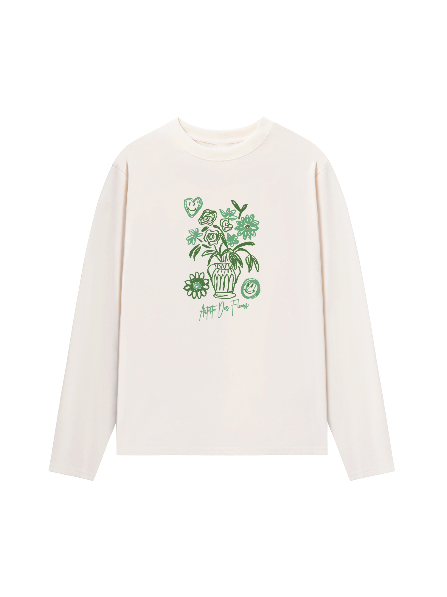 Áo Thun Dài Tay Floral Artiste Des Fleurs