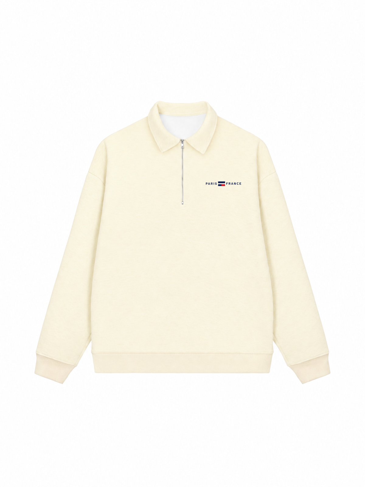 Áo Sweater Polo Nỉ Hai Da City Paris France