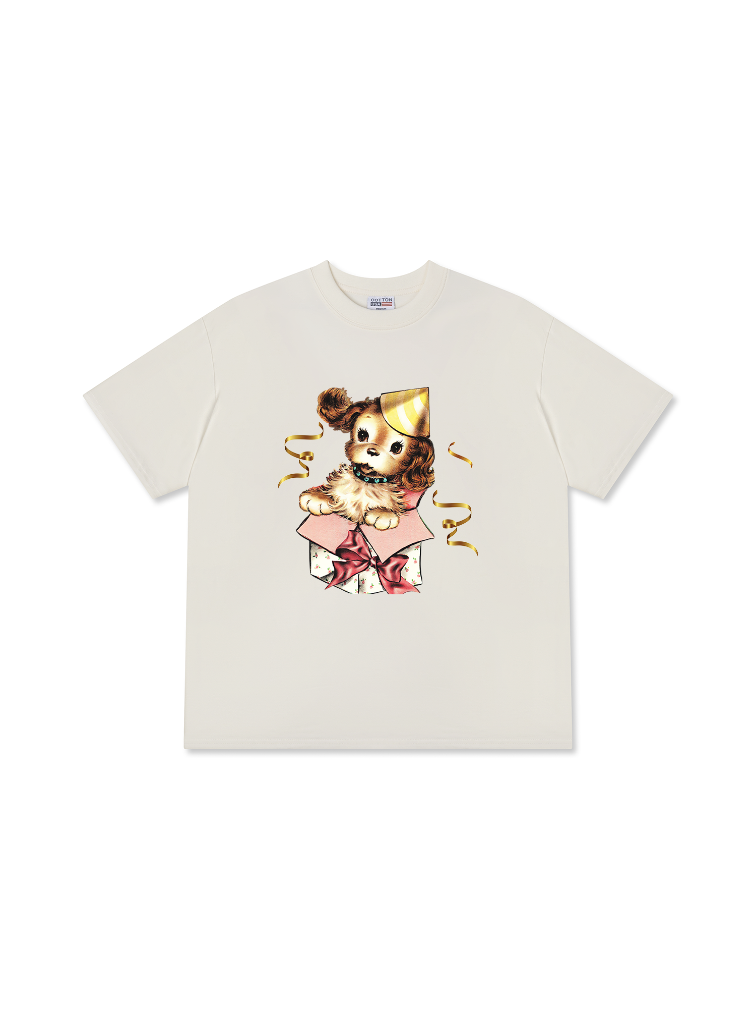 Áo Thun Relaxed Fit Soft Paw Party Puppy