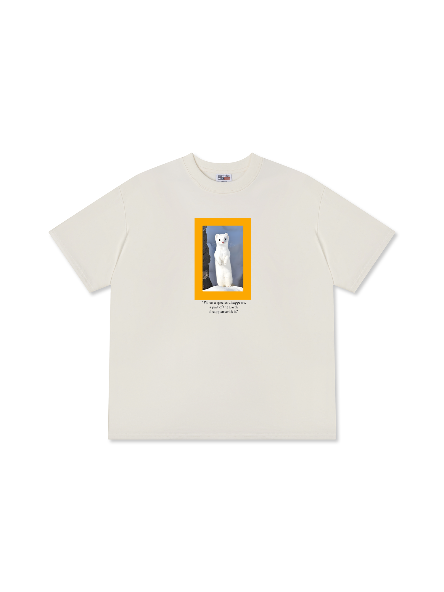 Áo Thun Relaxed Fit Wild Life When A Species Disappears