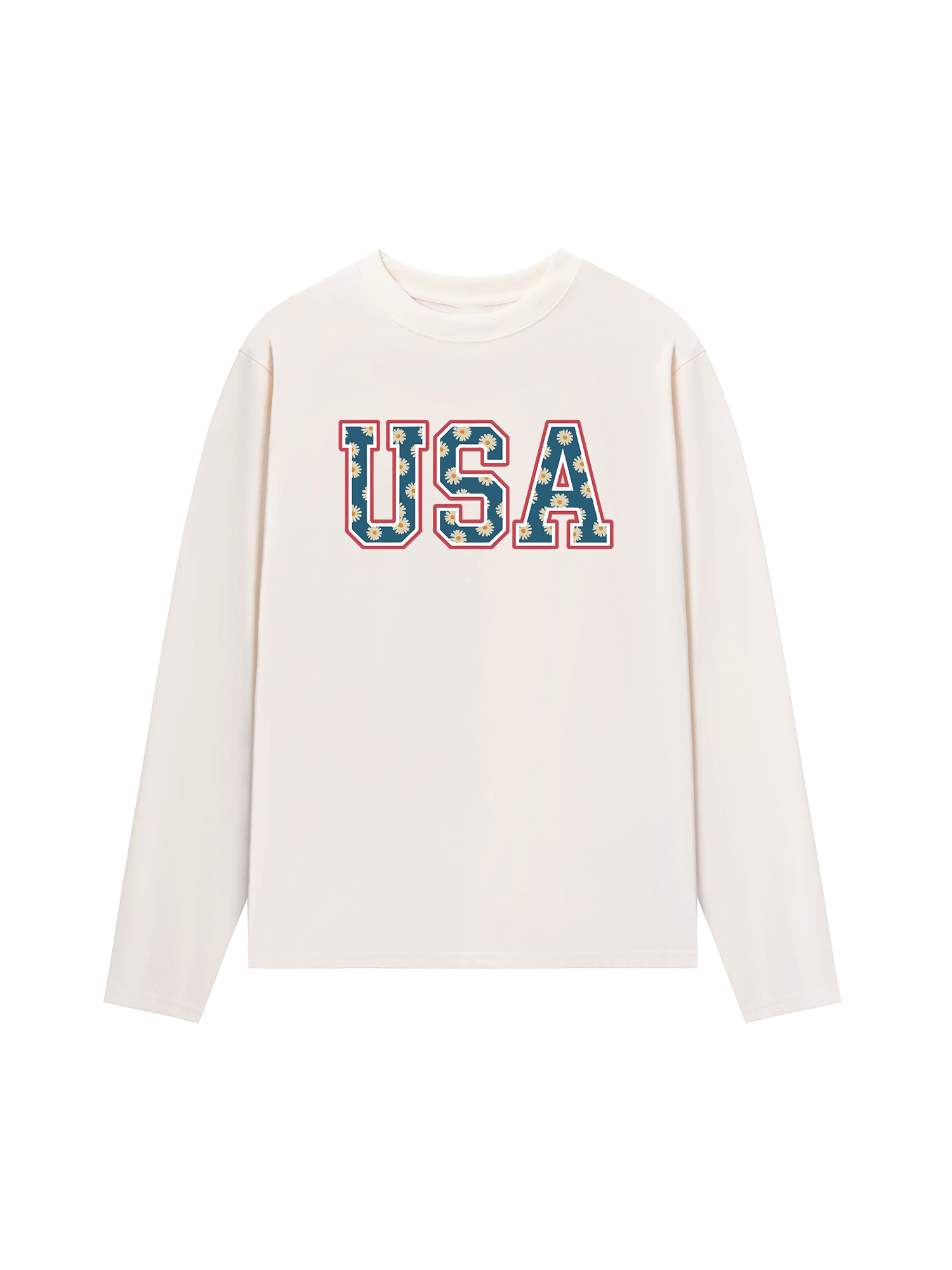 Áo Thun Dài Tay USA Daisy Season