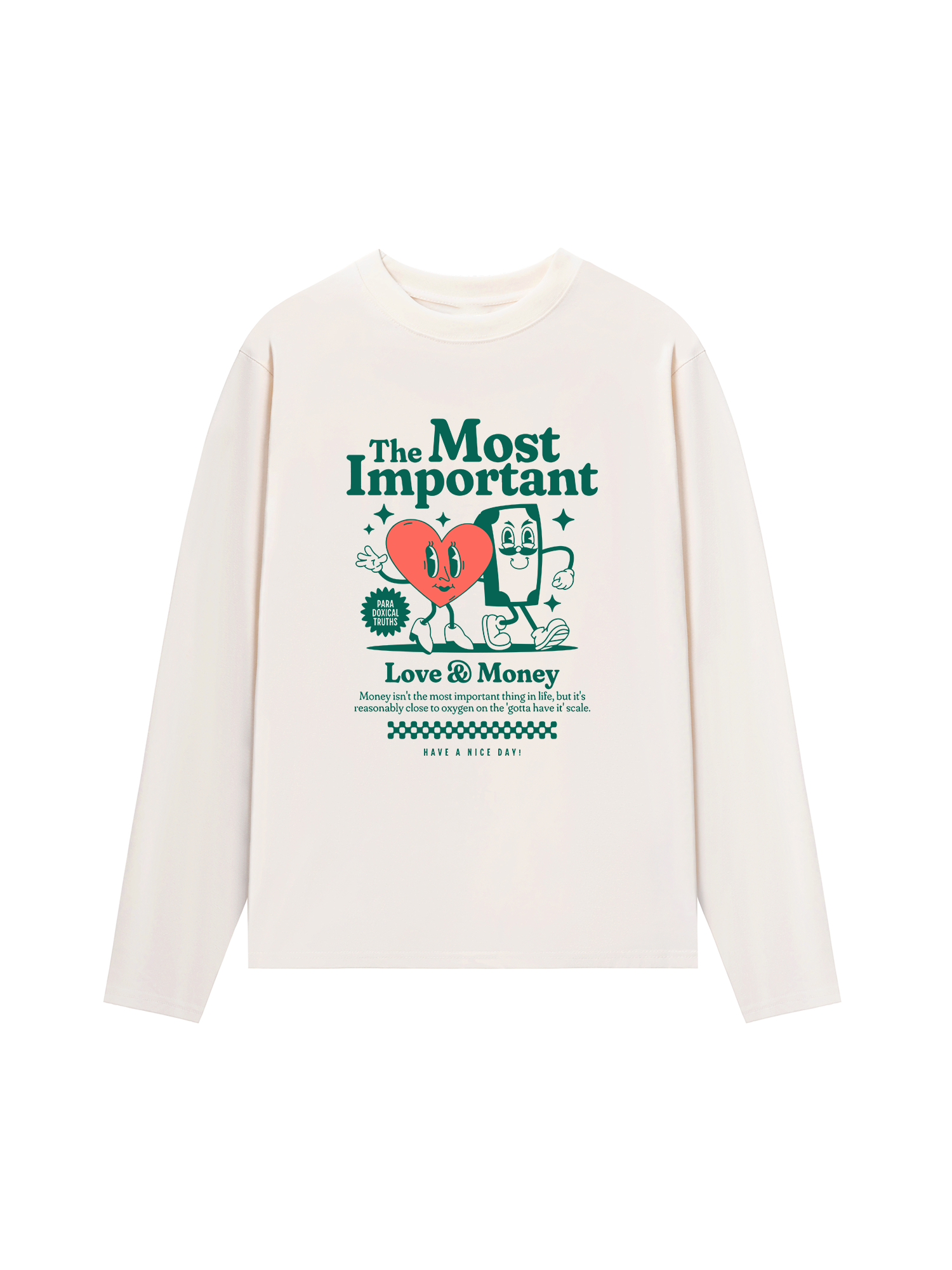 Áo Thun Dài Tay Money The Most Important