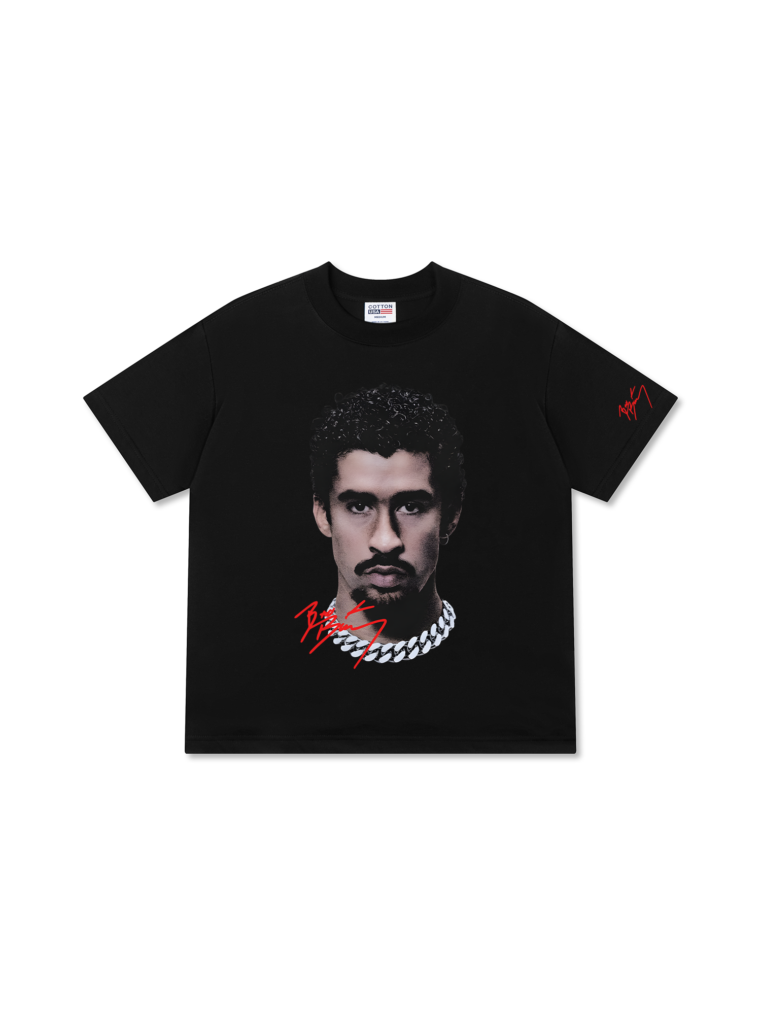 Áo Thun Relaxed Fit Bad Bunny Vintage Style