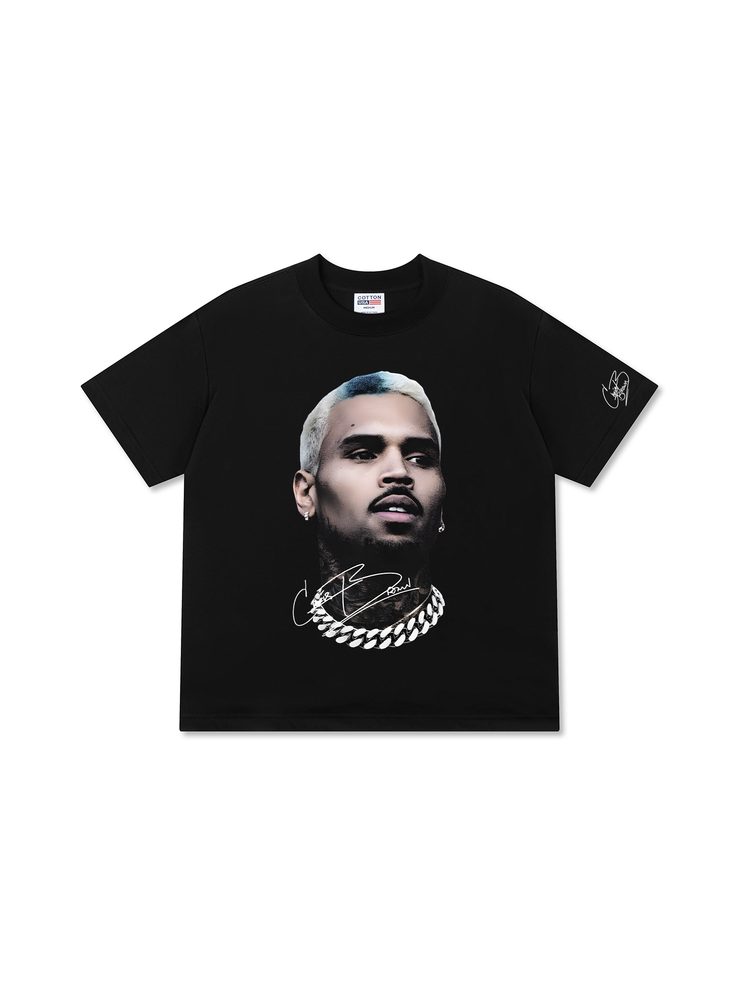Áo Thun Relaxed Fit Chris Brown Vintage Style