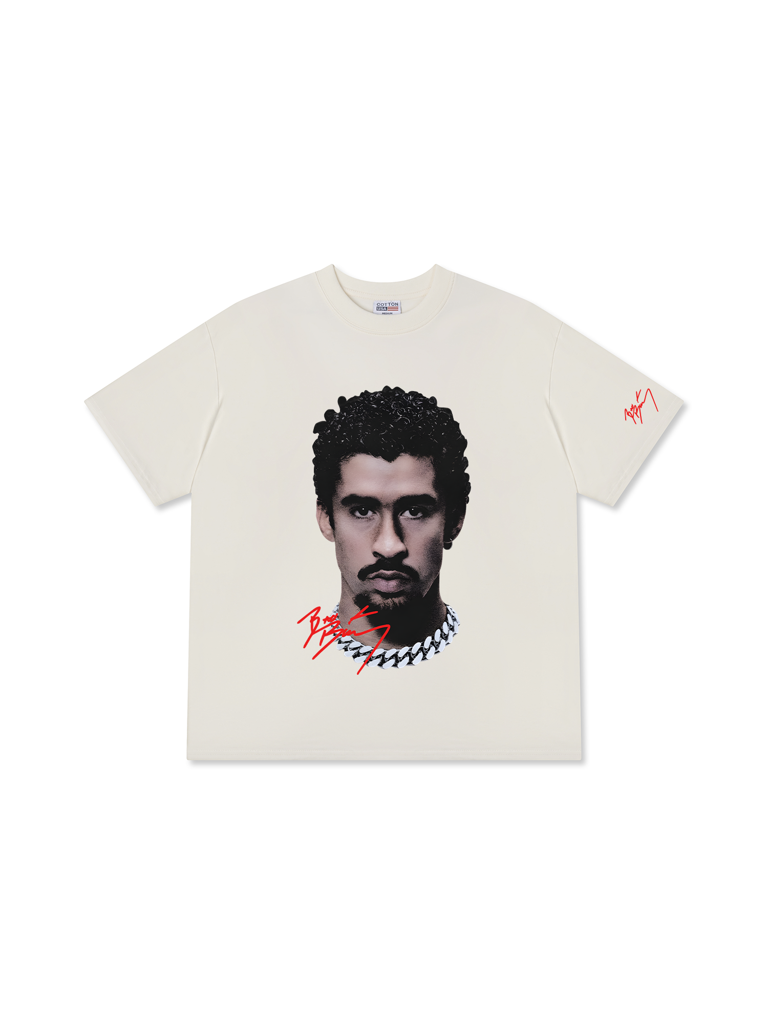 Áo Thun Relaxed Fit Bad Bunny Vintage Style