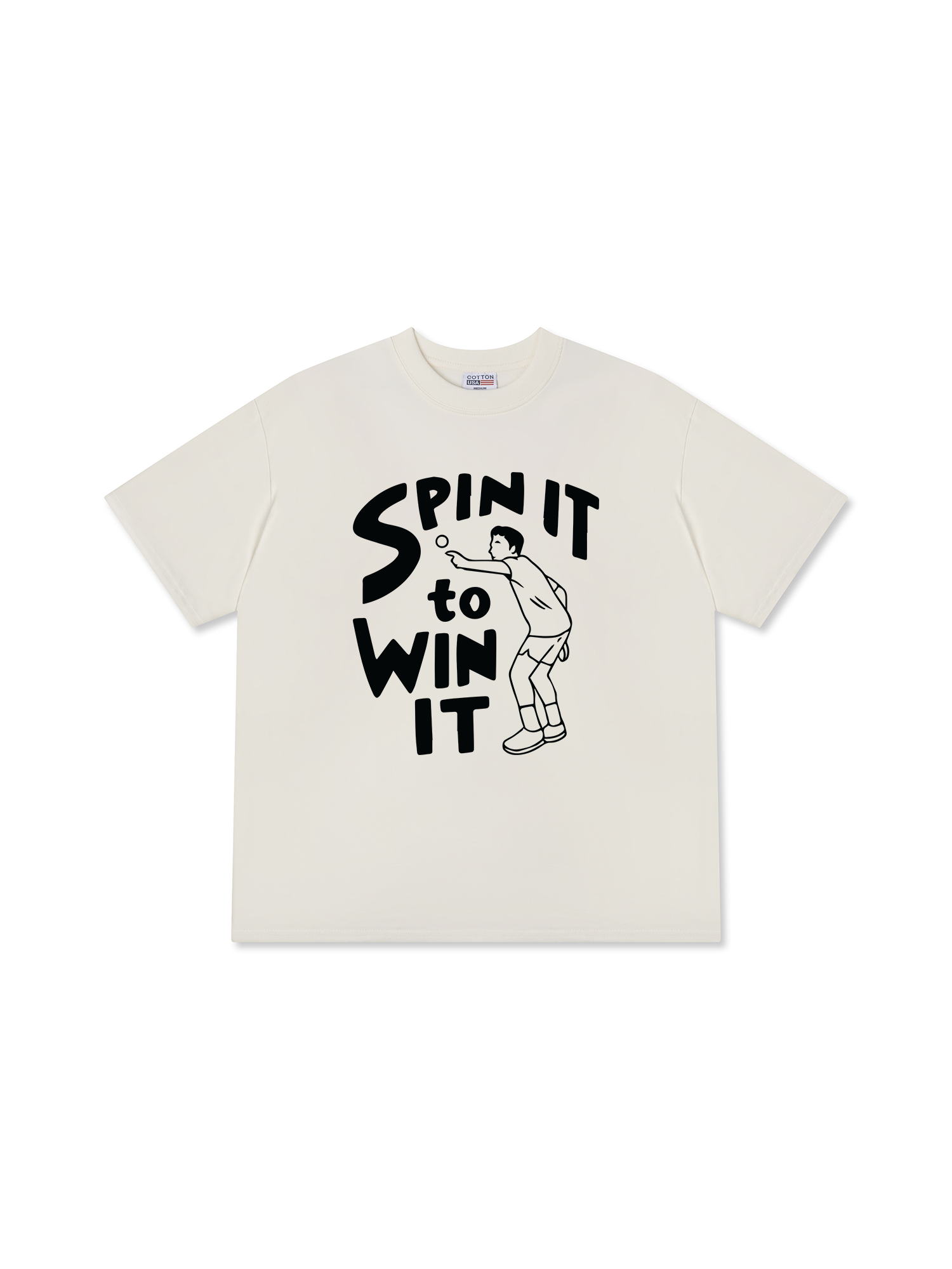 Áo Thun Relaxed Fit Spin To Win