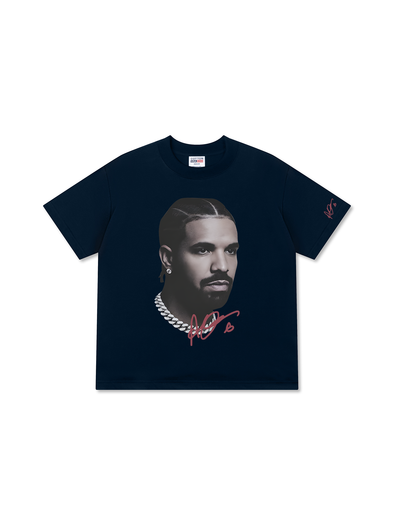Áo Thun Relaxed Fit Drake Vintage Style