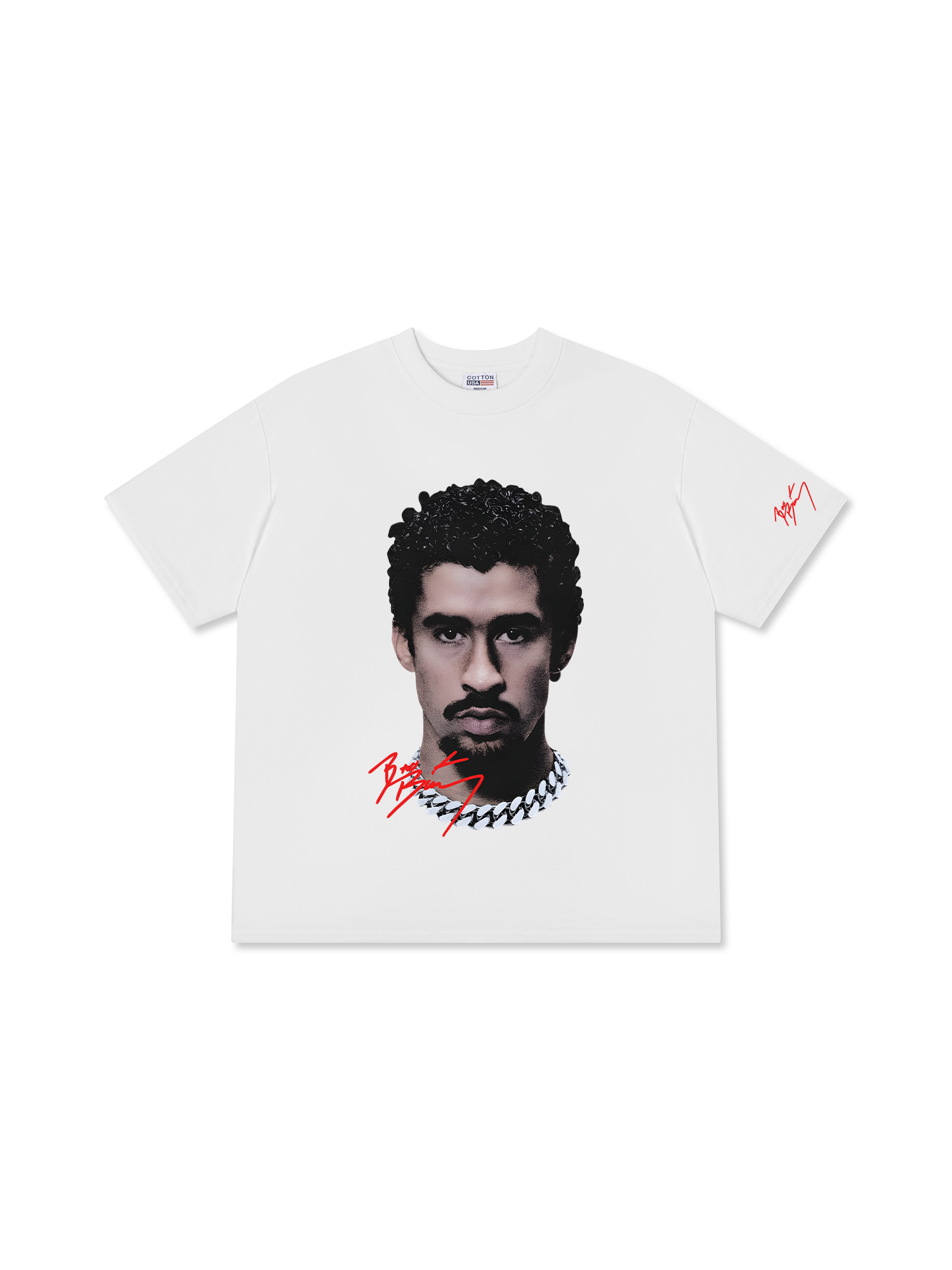 Áo Thun Relaxed Fit Bad Bunny Vintage Style