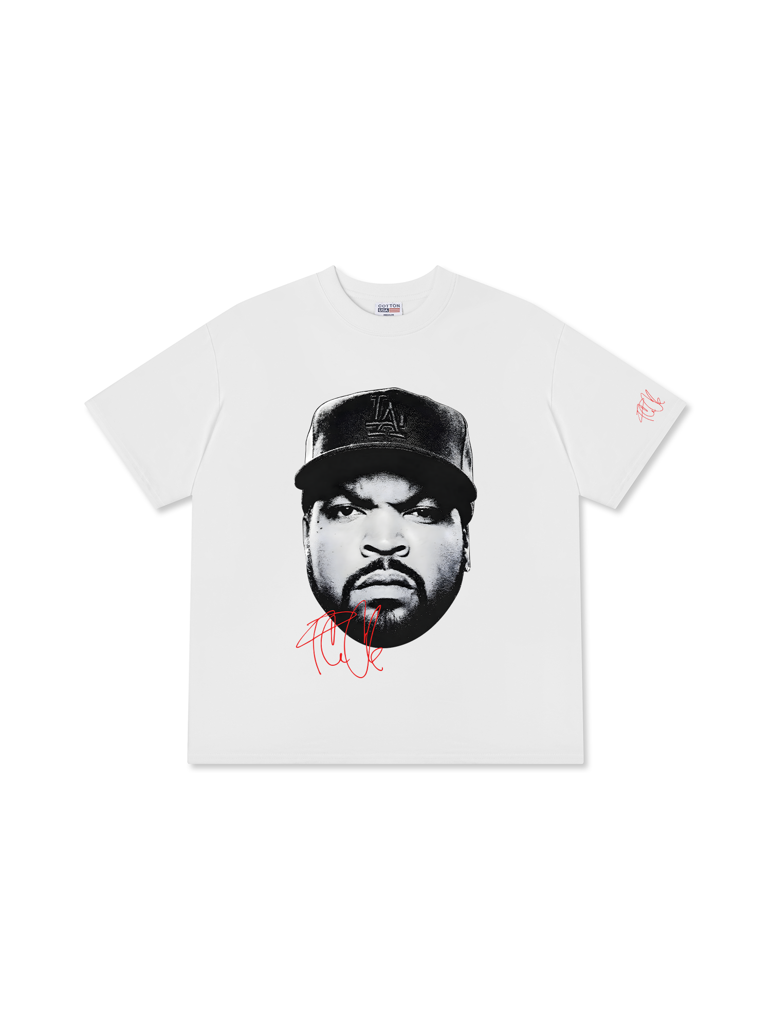 Áo Thun Relaxed Fit Ice Cube Vintage Style