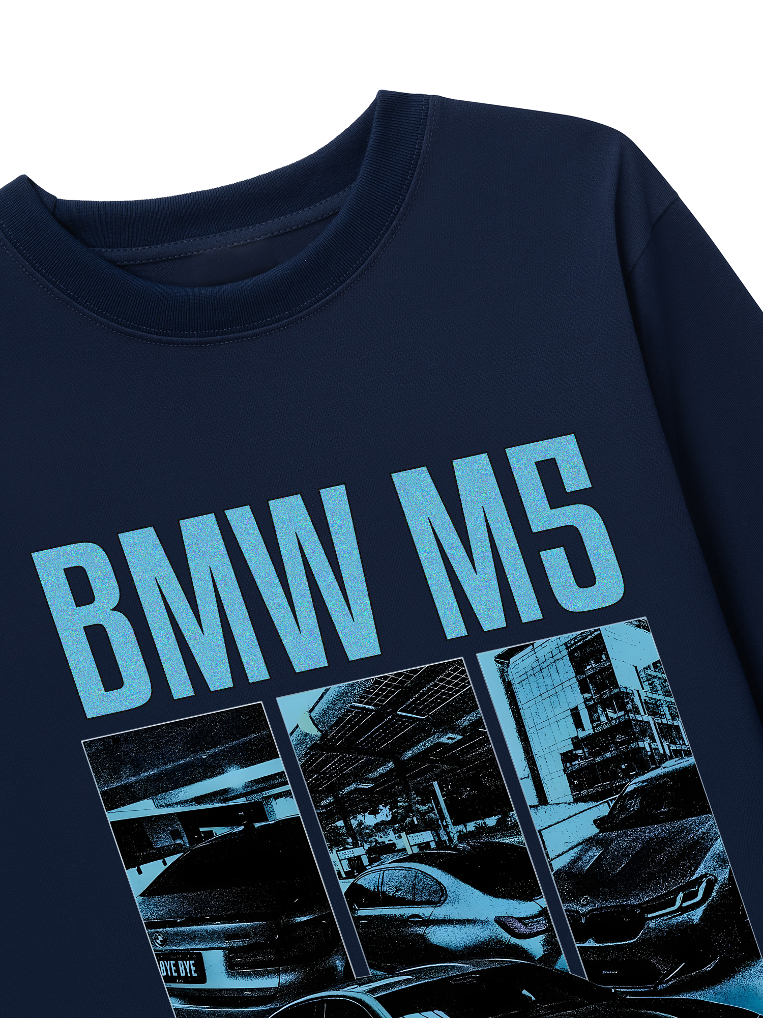 Áo Thun Dài Tay BMW M5 Dark Blue