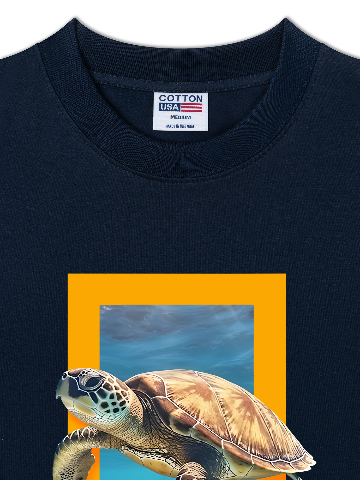 Áo Thun Relaxed Fit Wild Life Sea Turtles Remind