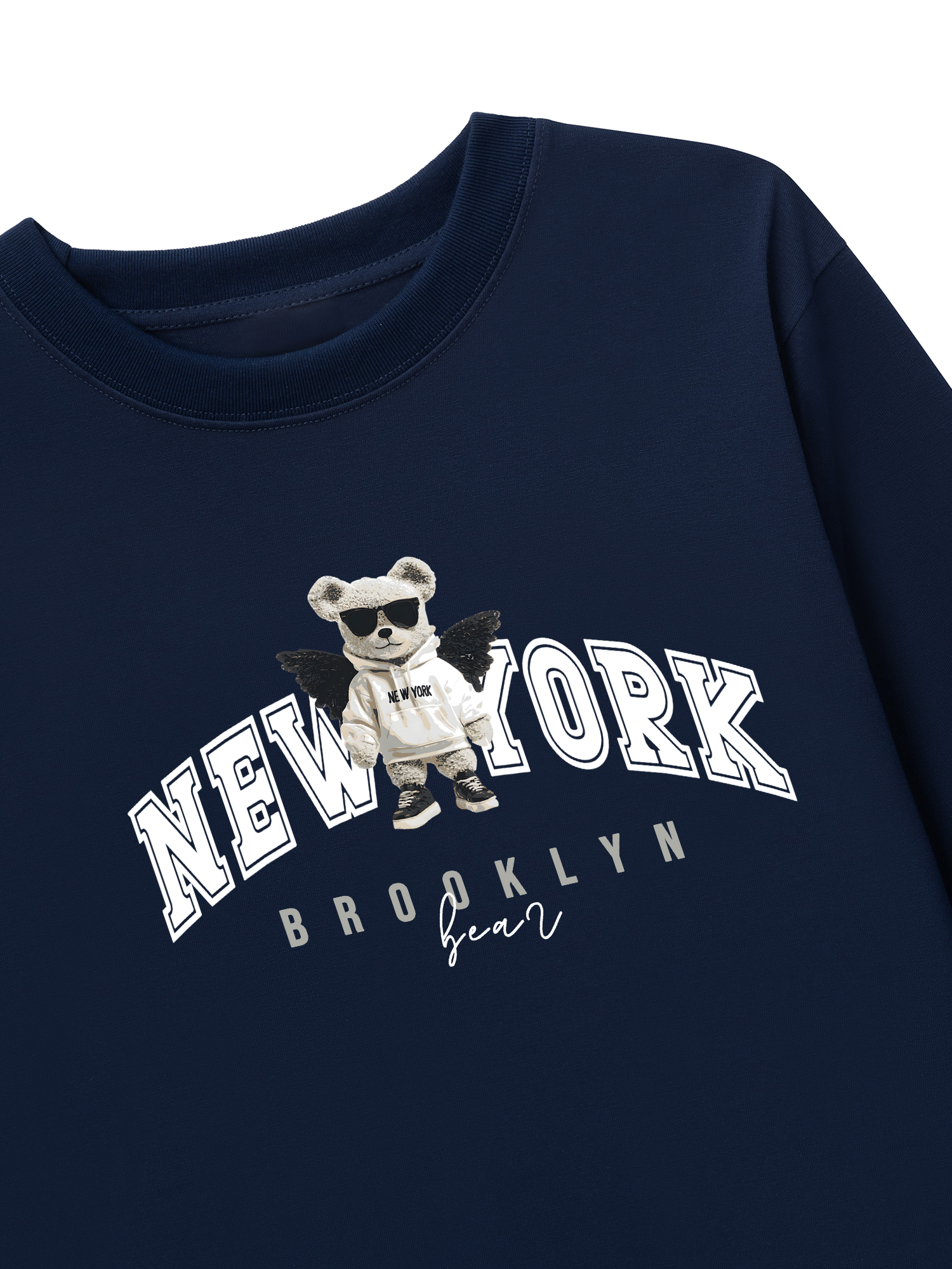 Áo Thun Dài Tay City New York Bear