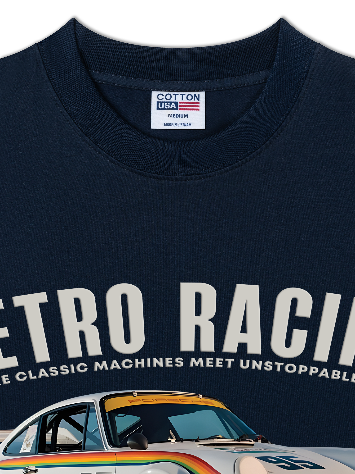 Áo Thun Relaxed Fit Retro Racing