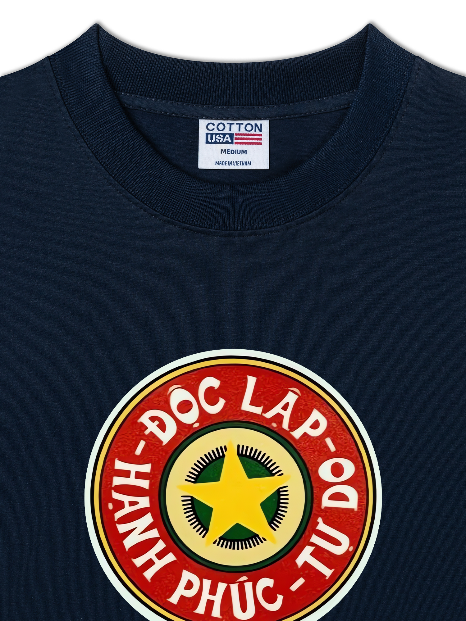 Áo Thun Relaxed Fit Cao Sao Đỏ