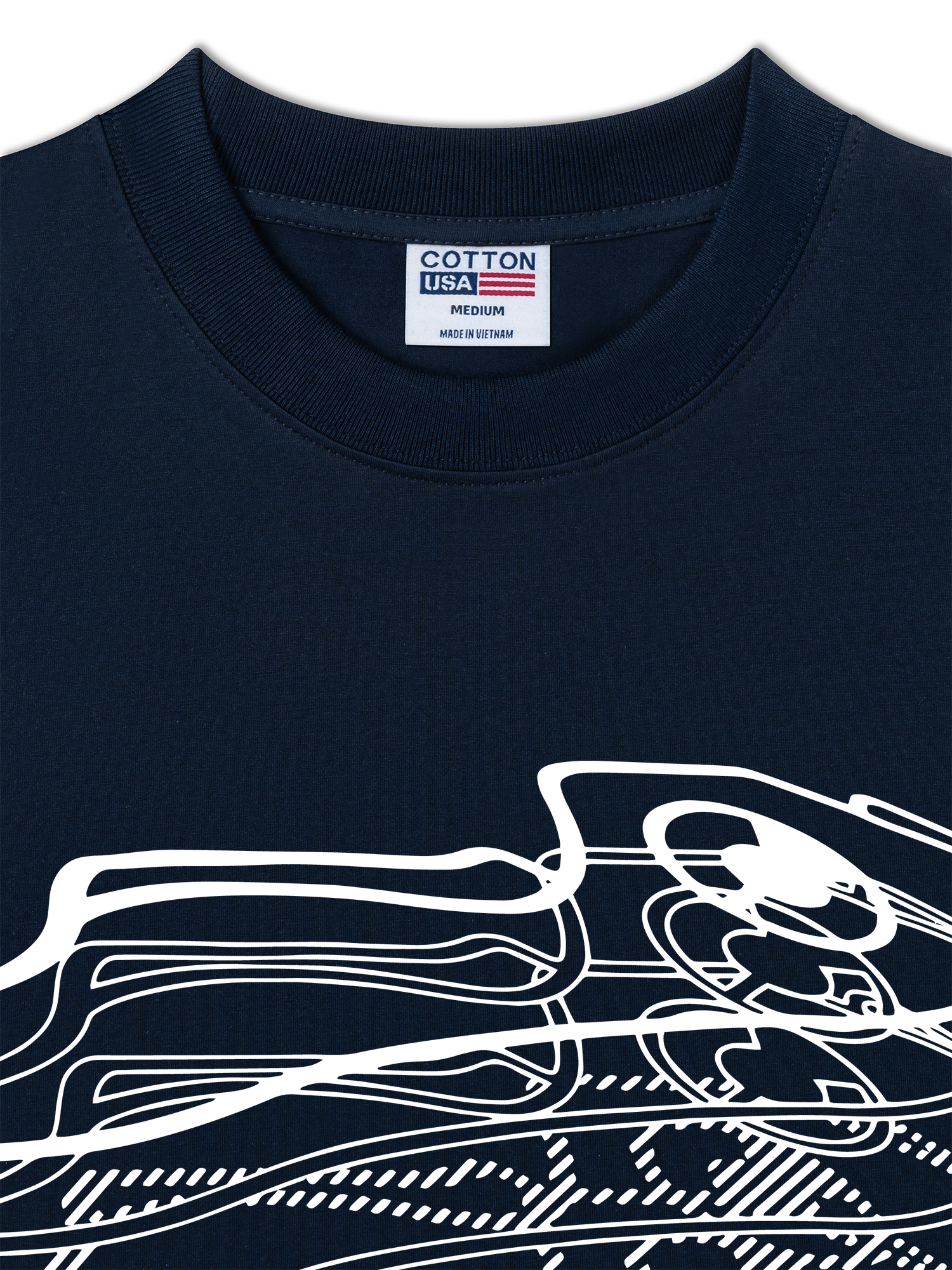 Áo Thun Relaxed Fit Weissach Map