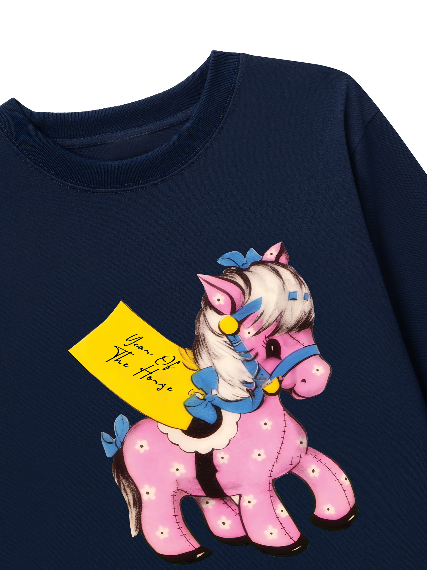 Áo Thun Dài Tay Pink Flower Year Of Horse