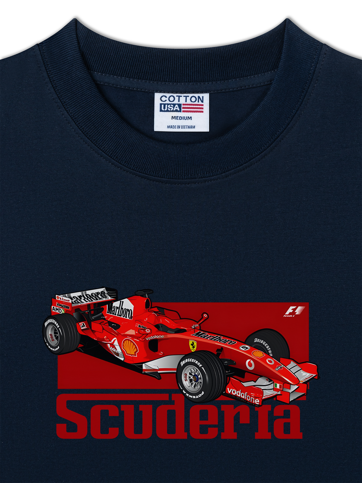 Áo Thun Relaxed Fit Ferrari Scuderia Race