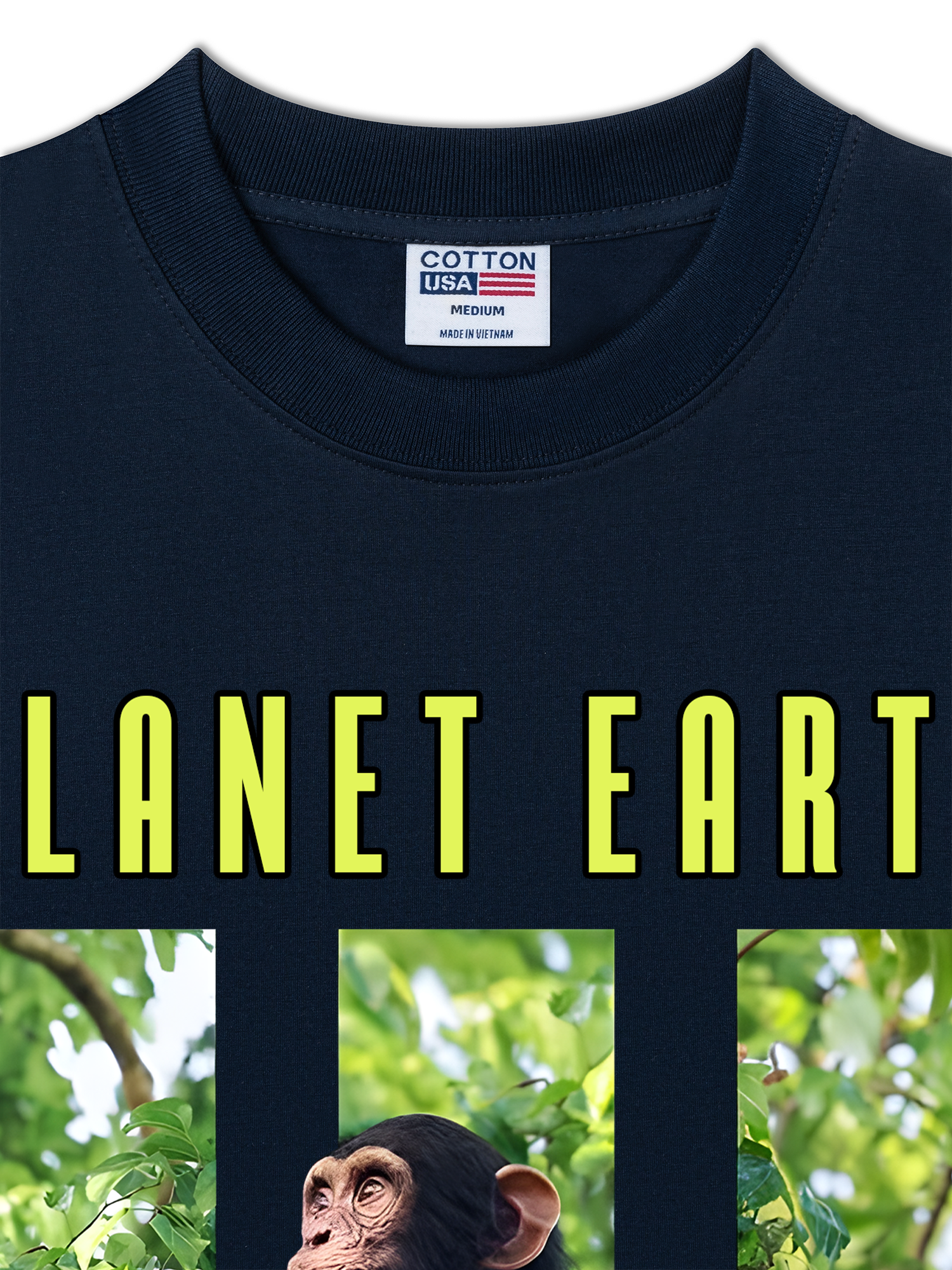 Áo Thun Relaxed Fit Wild Life Planet Earth Forests