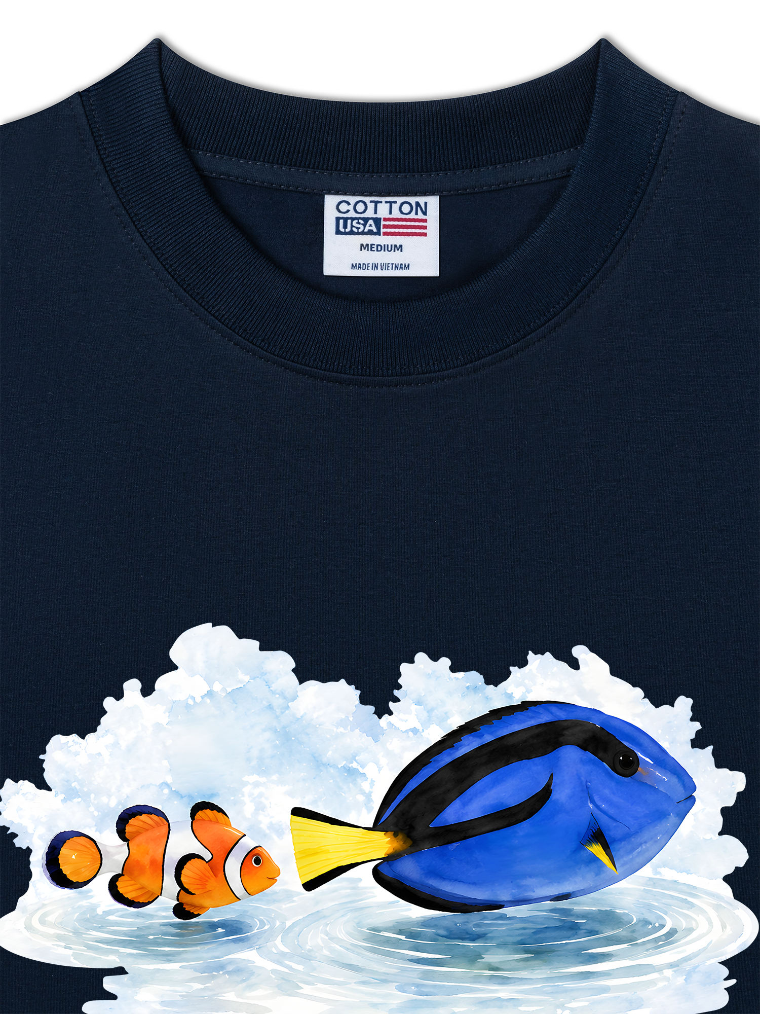 Áo Thun Relaxed Fit Just Keep Swimming