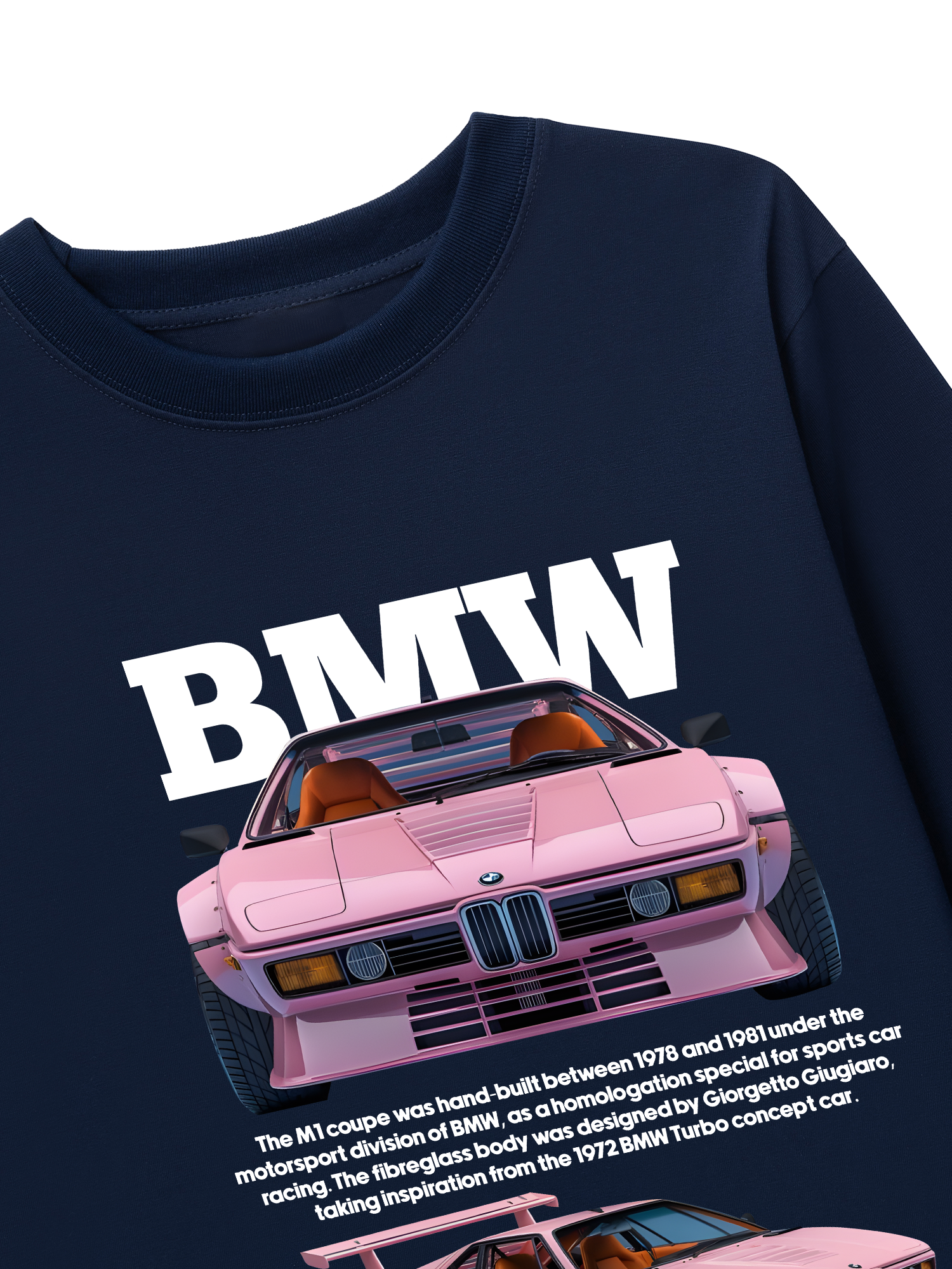 Áo Thun Dài Tay BMW M1 Pink