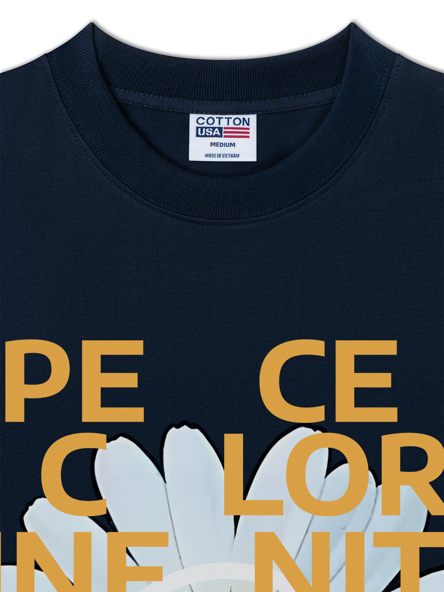 Áo Thun Relaxed Fit Floral Peace Color Love