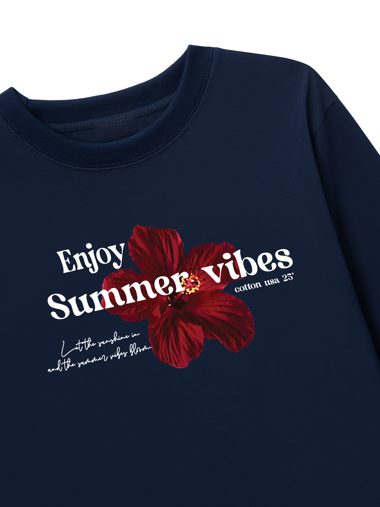 Áo Thun Dài Tay Floral Enjoy Summer