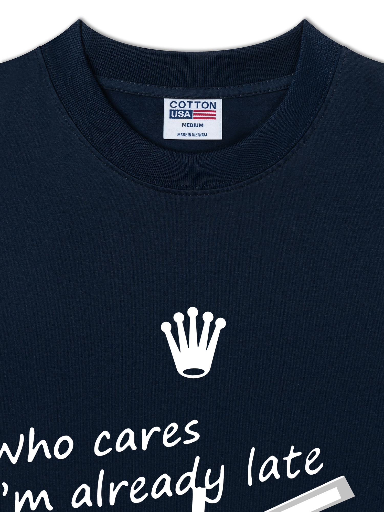 Áo Thun Relaxed Fit I'm Already Late