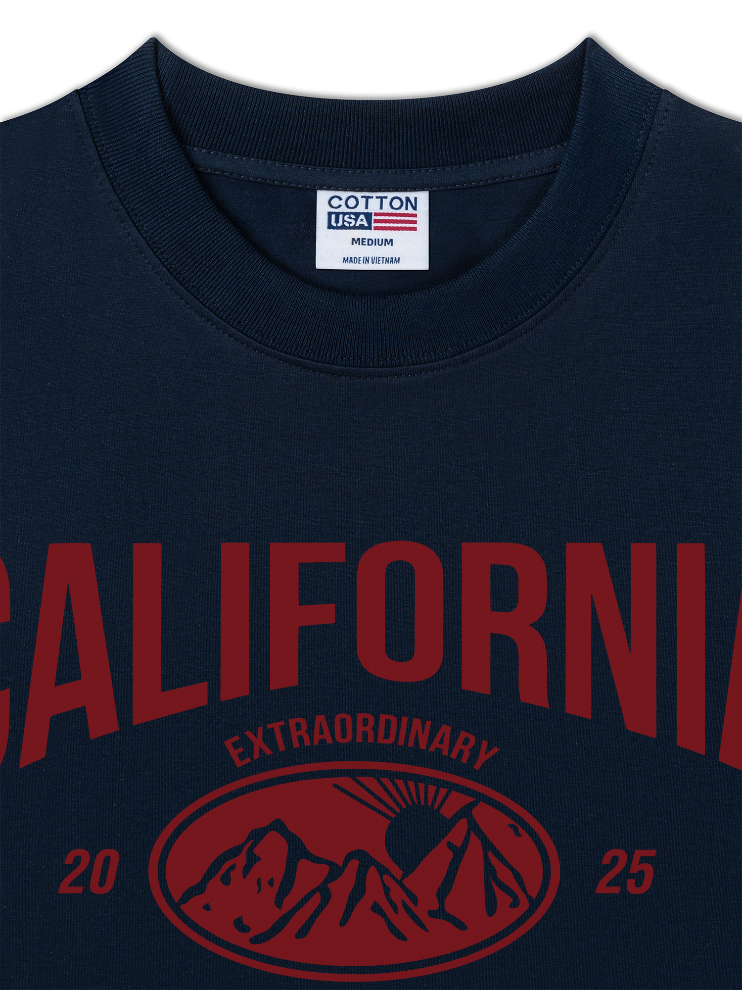 Áo Thun Relaxed Fit USA California Extraordinary