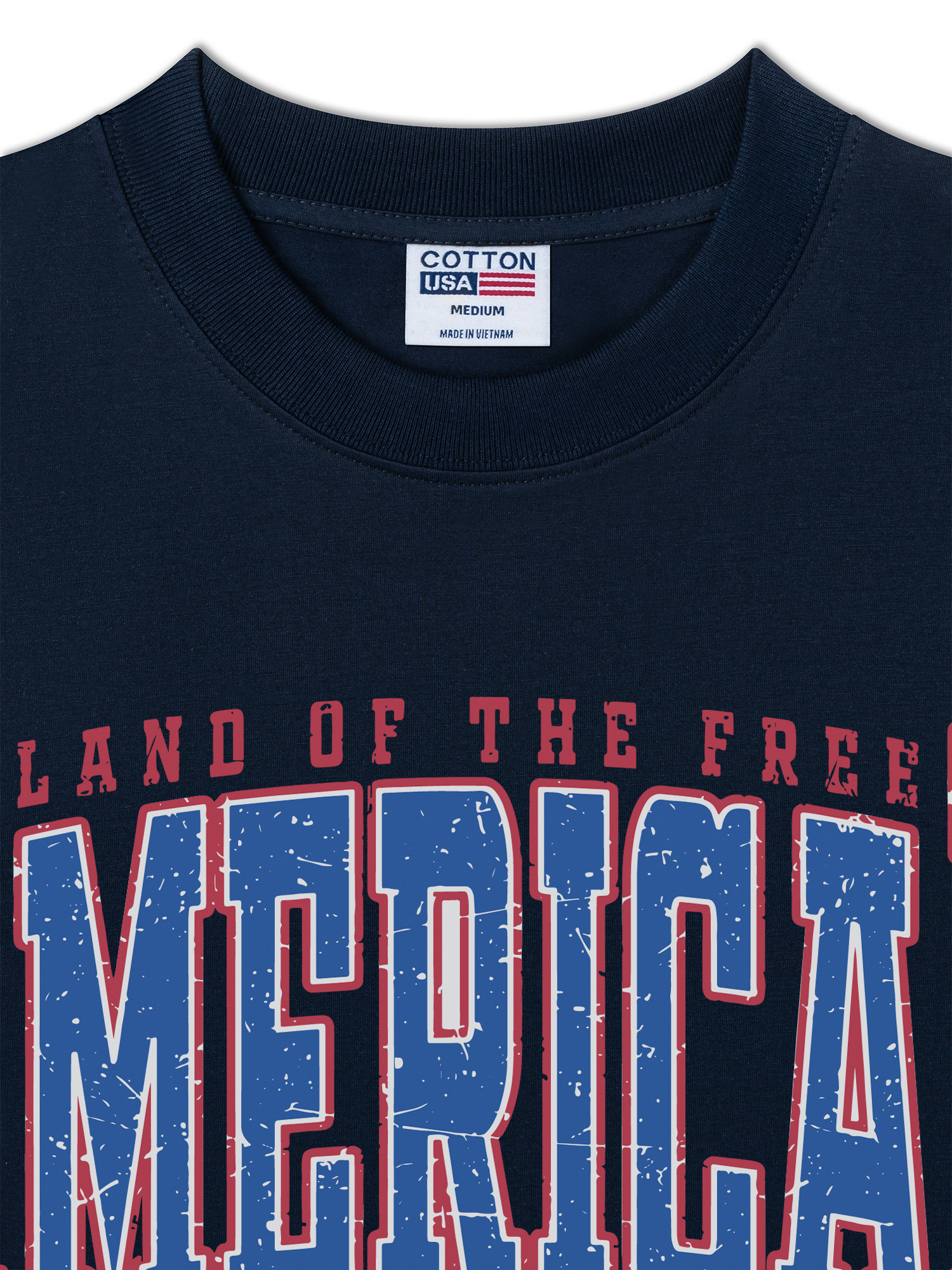 Áo Thun Relaxed Fit USA Land Of The Free