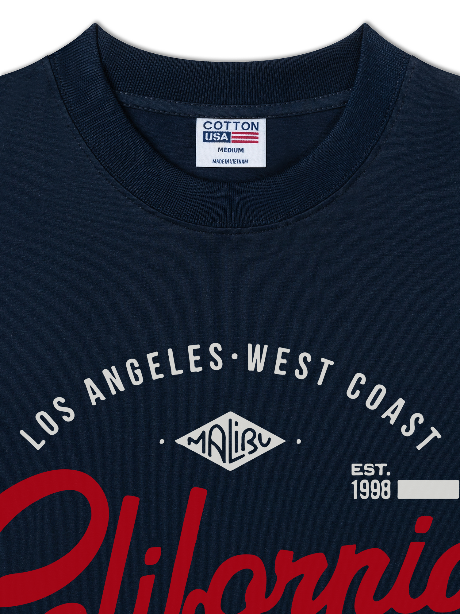 Áo Thun Relaxed Fit City Cali Long Beach