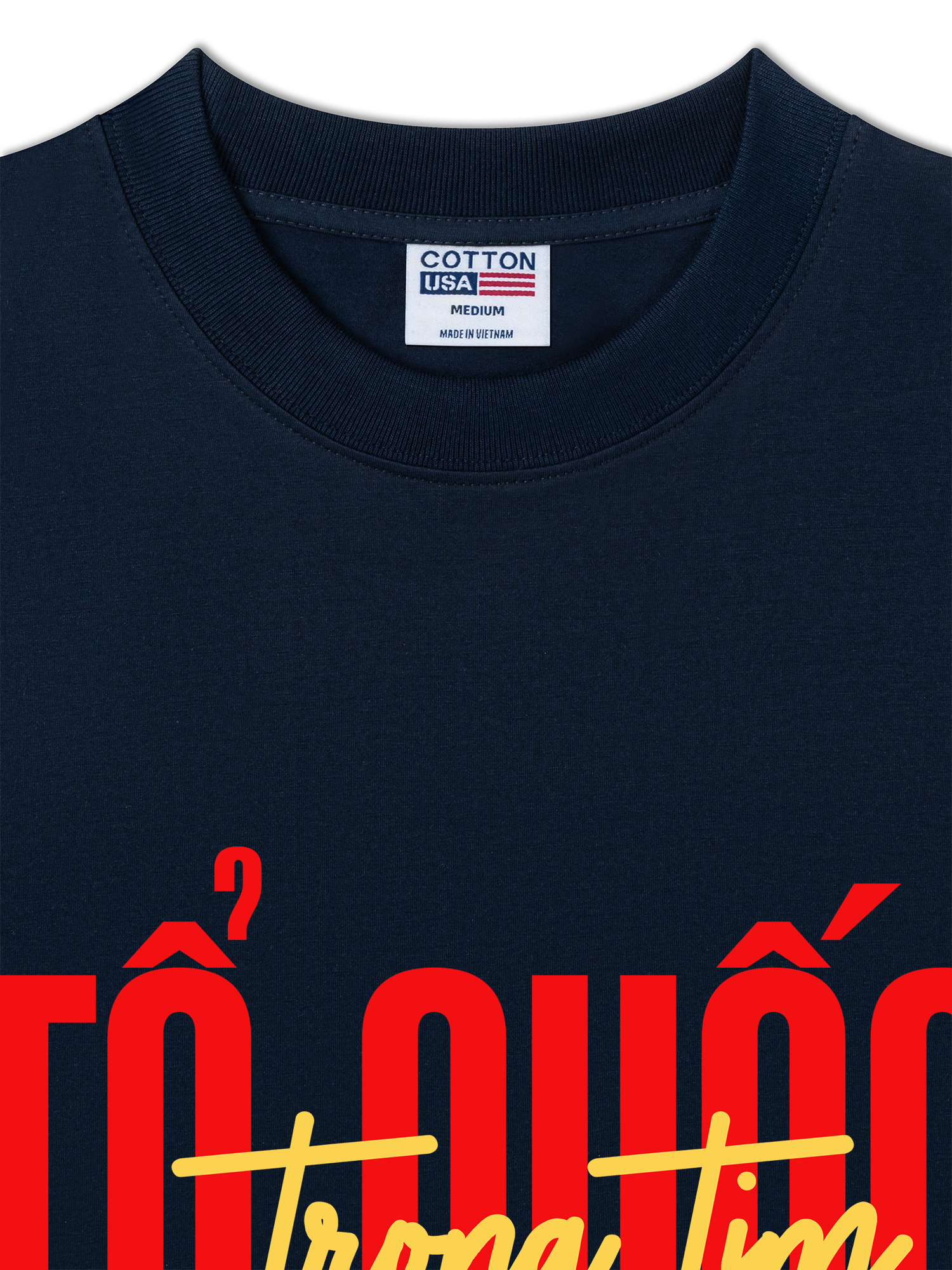 Áo Thun Relaxed Fit Tổ Quốc Trong Tim