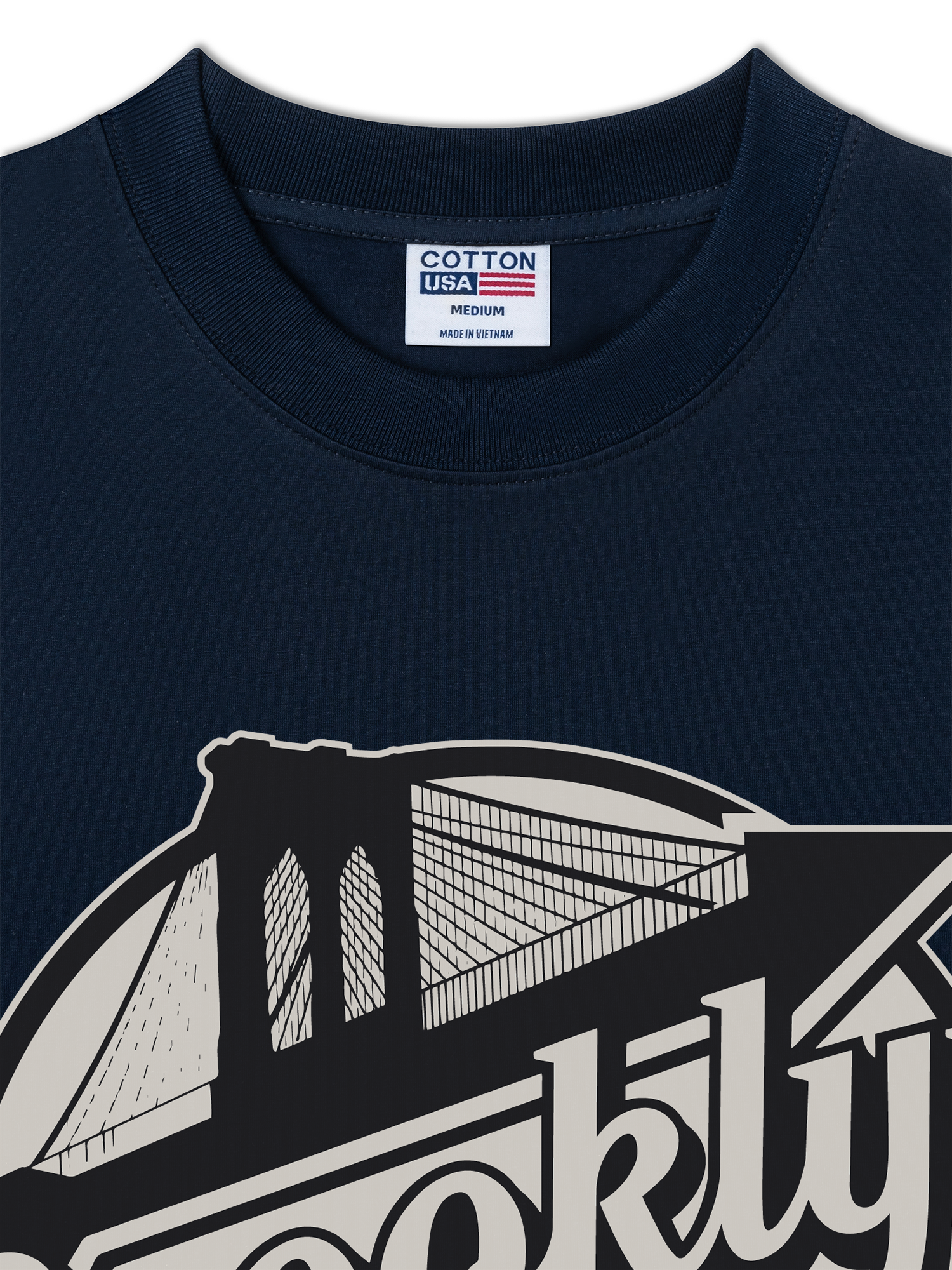 Áo Thun Relaxed Fit USA Brooklyn East Of The East