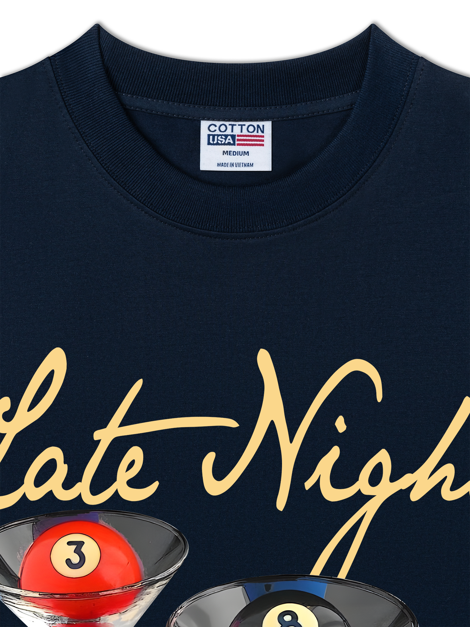 Áo Thun Relaxed Fit Billiards Late Night