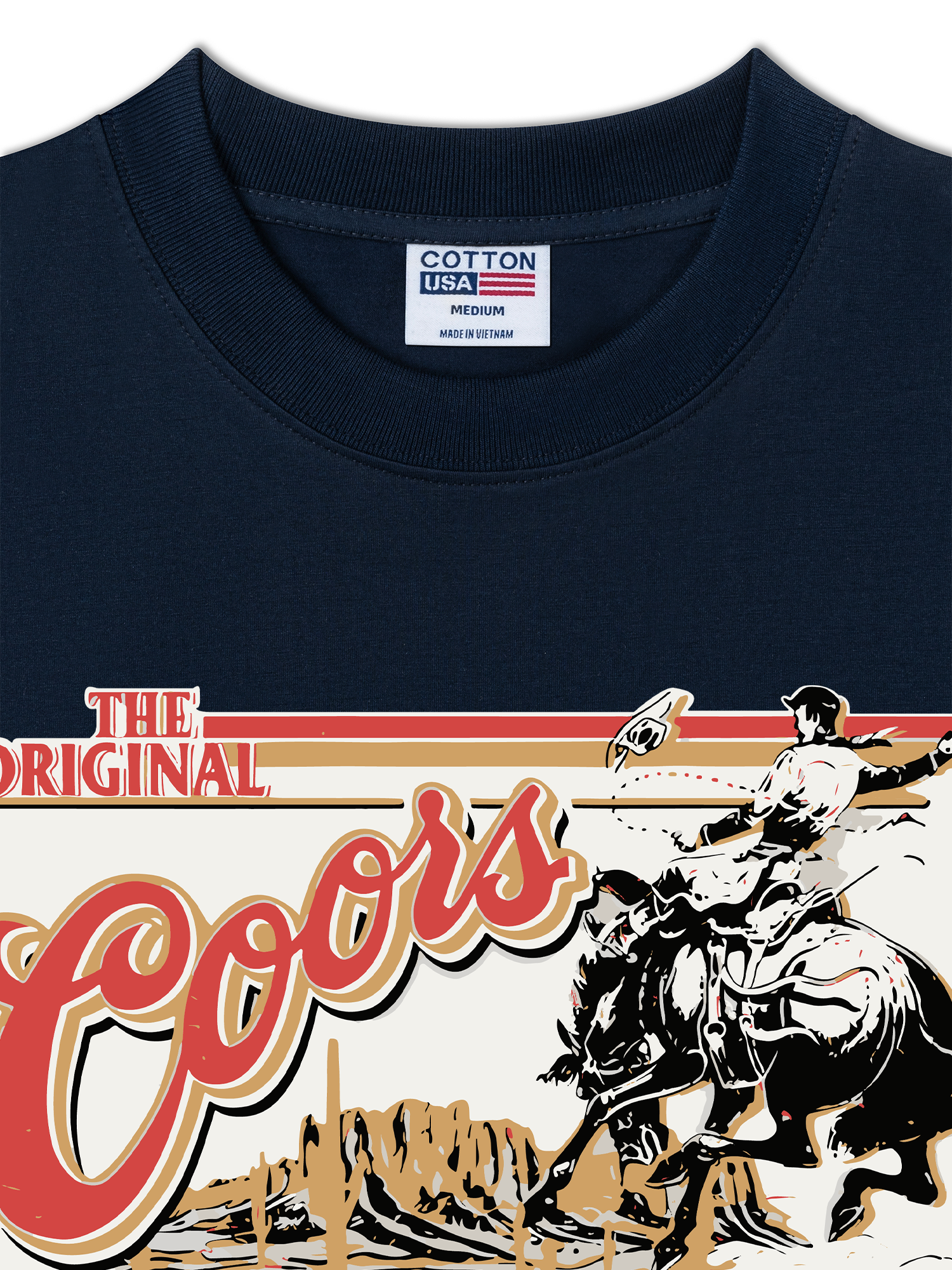 Áo Thun Relaxed Fit Marlboro Original Coors Cowboy