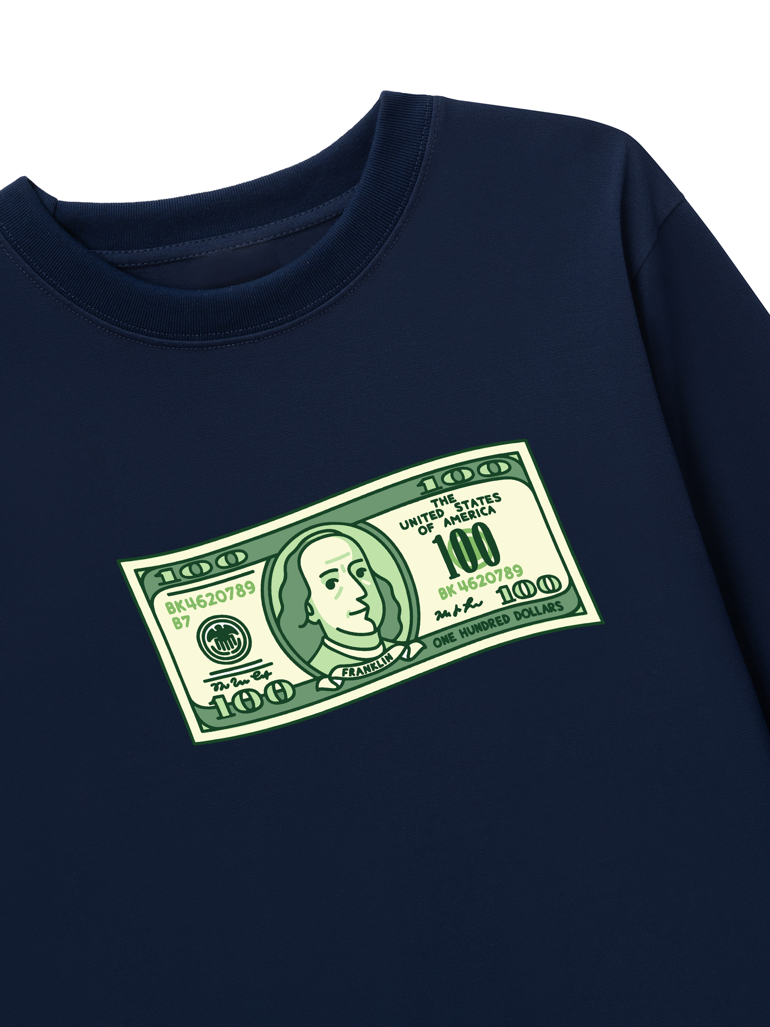 Áo Thun Dài Tay Money Cash Rules Everything