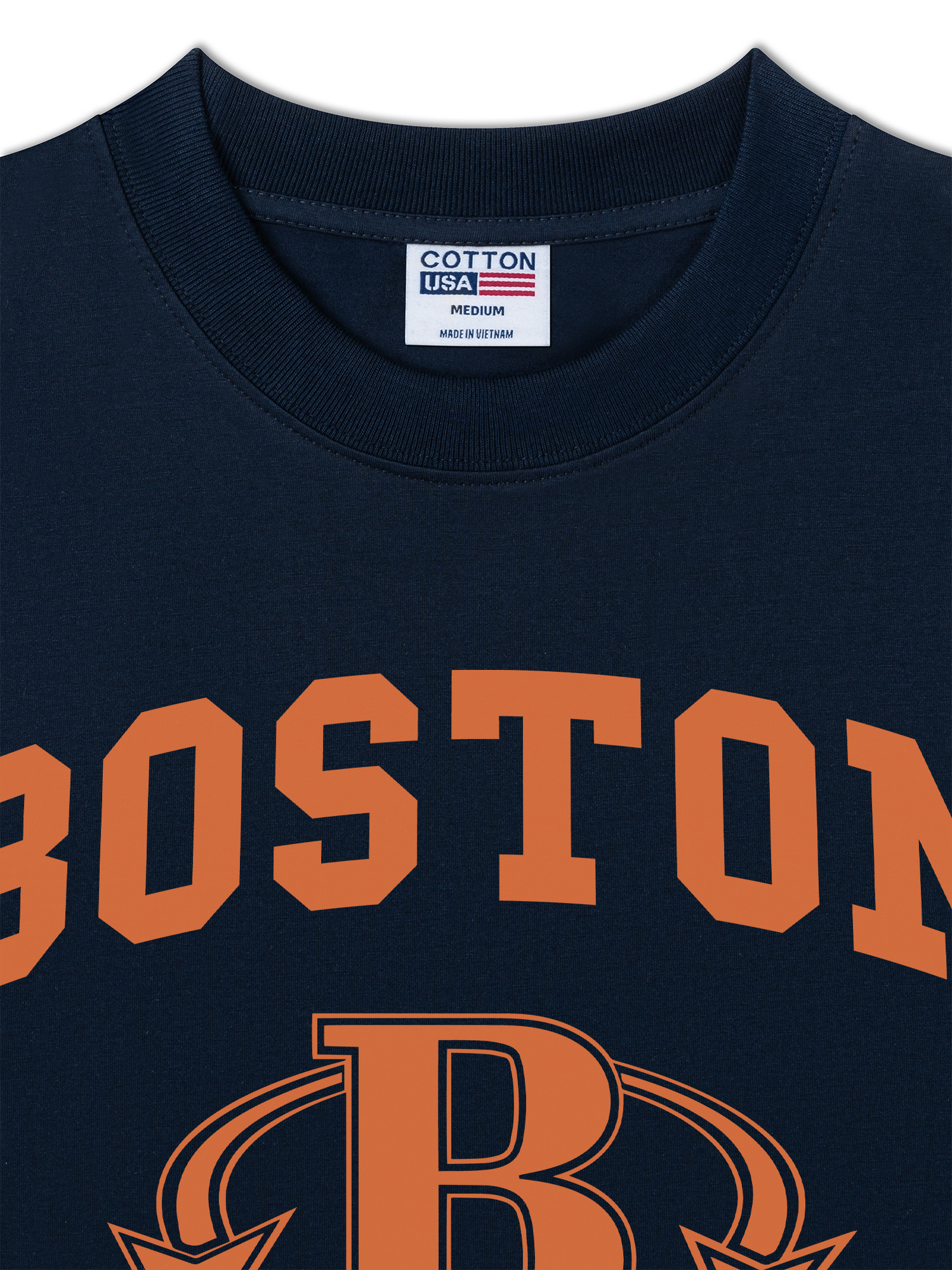 Áo Thun Relaxed Fit USA Boston Super Star