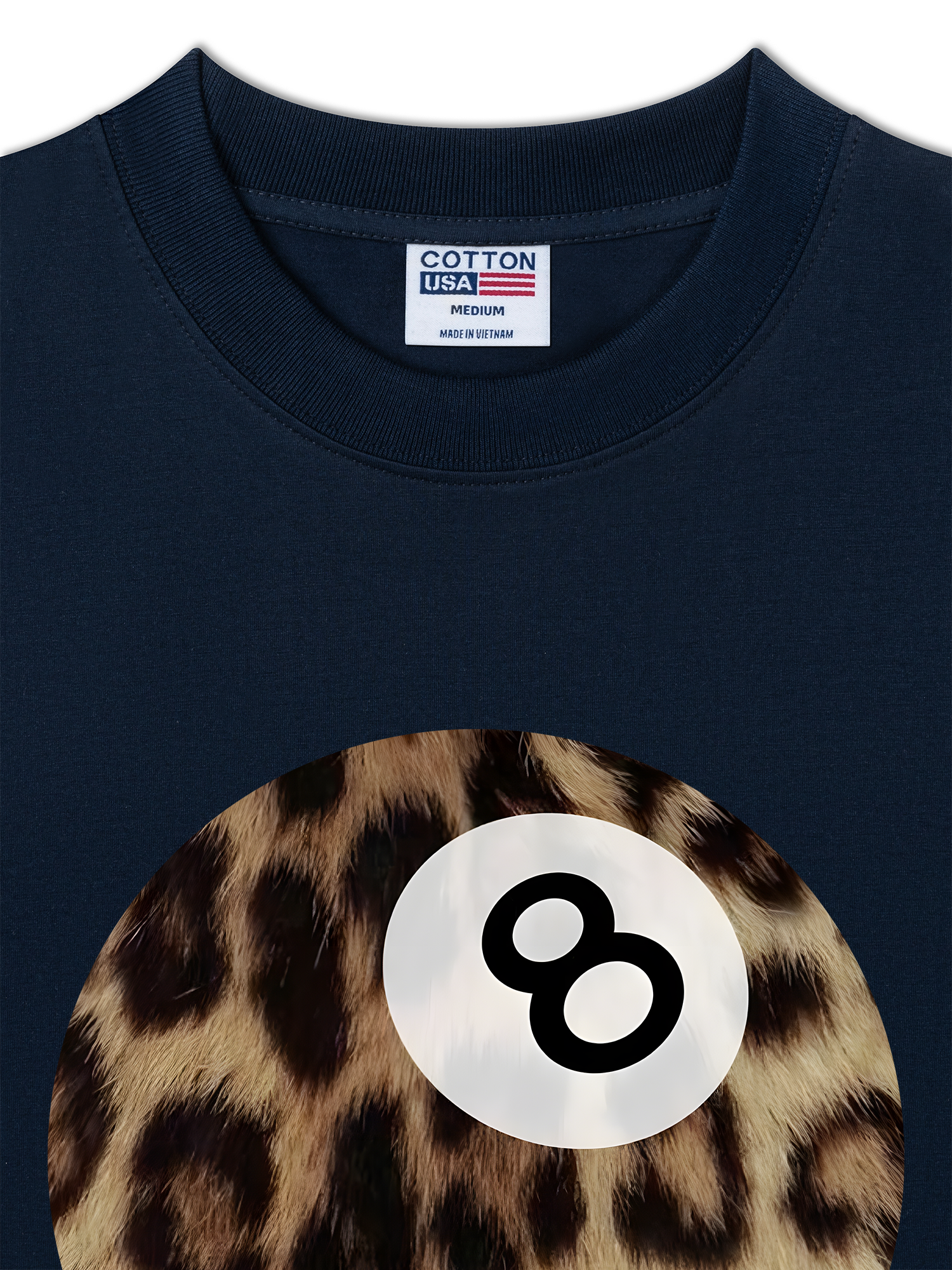 Áo Thun Relaxed Fit Billiards Leopard Eight