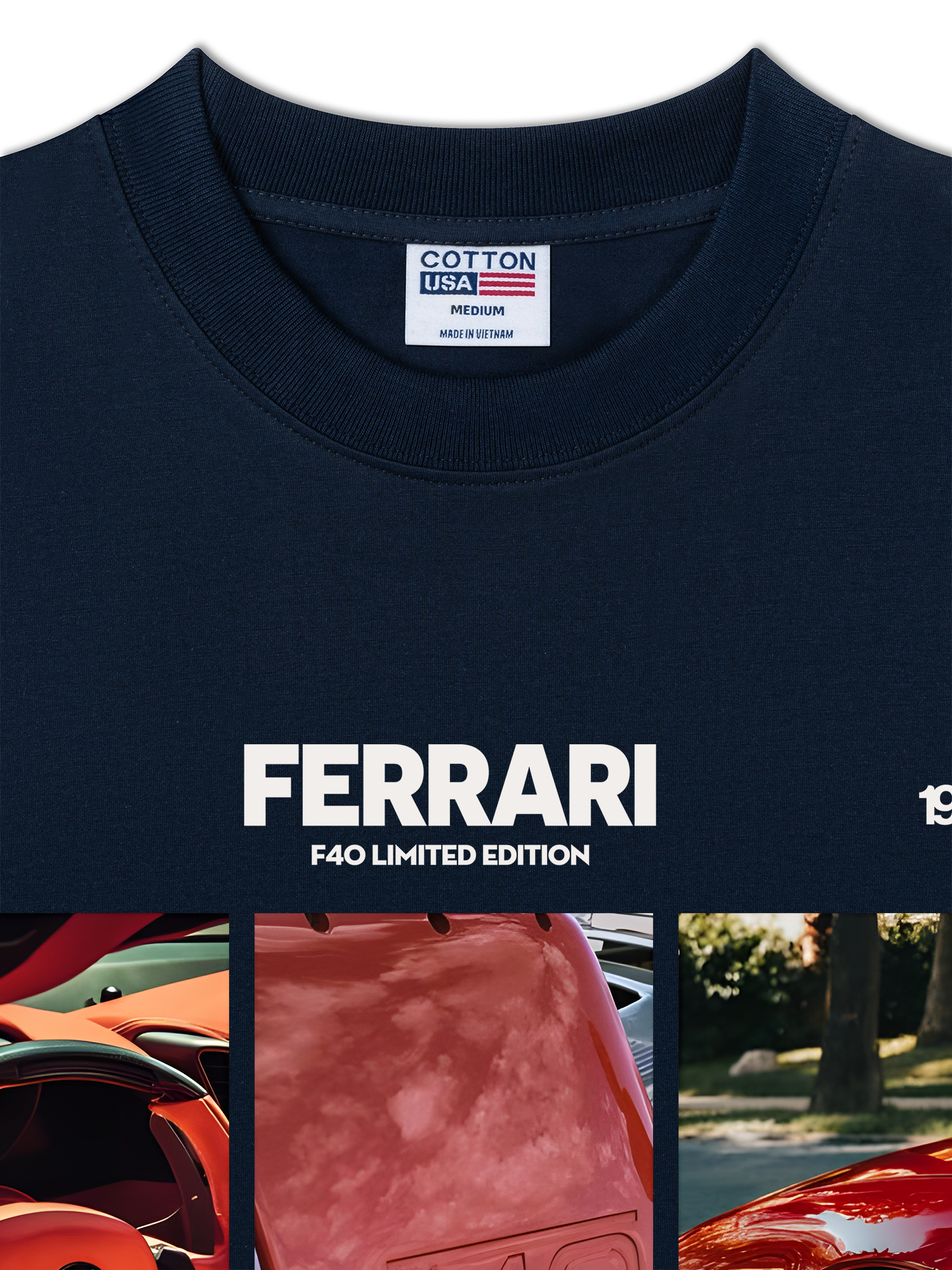 Áo Thun Relaxed Fit Ferrari F40 Limited Edition