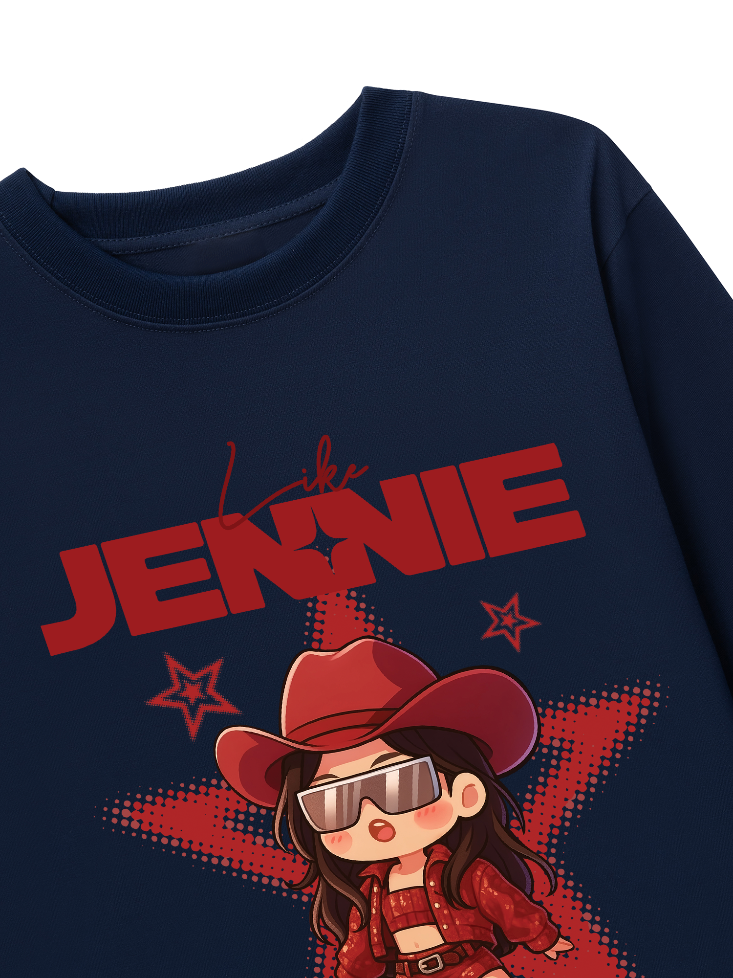 Áo Thun Dài Tay Black Pink Like Jenie