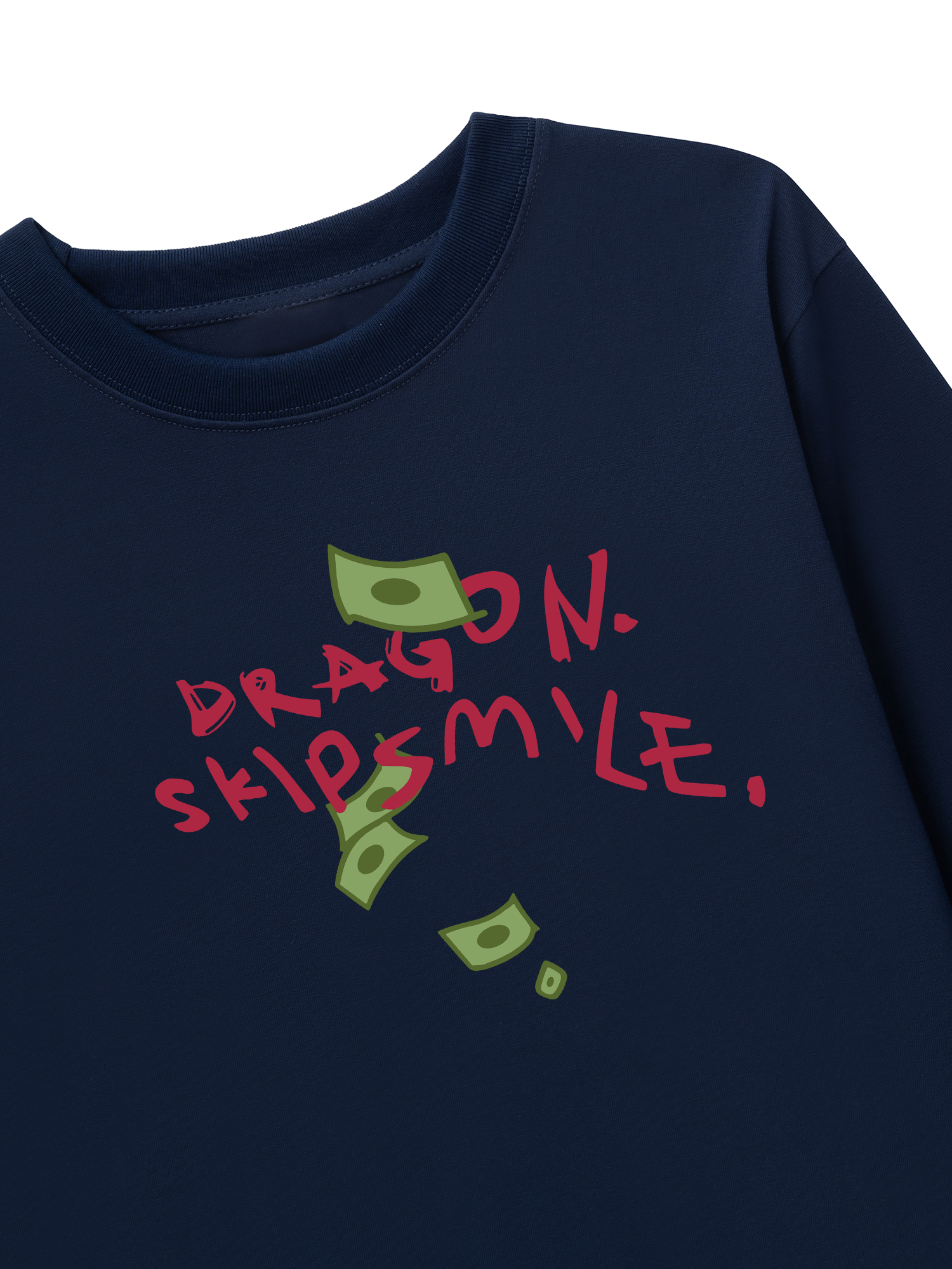 Áo Thun Dài Tay Money Dragon Skip Smile