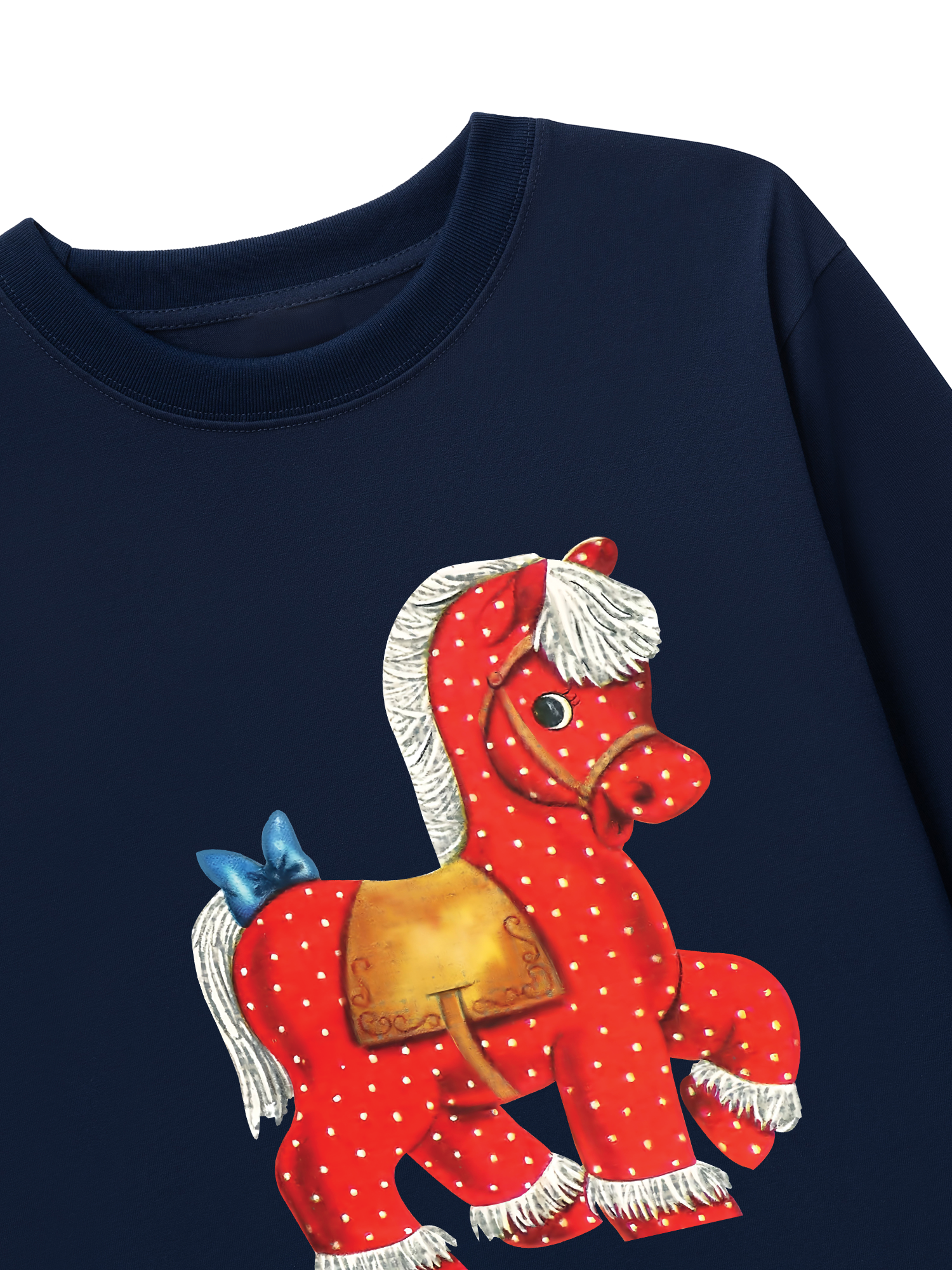 Áo Thun Dài Tay Red Dots Horse