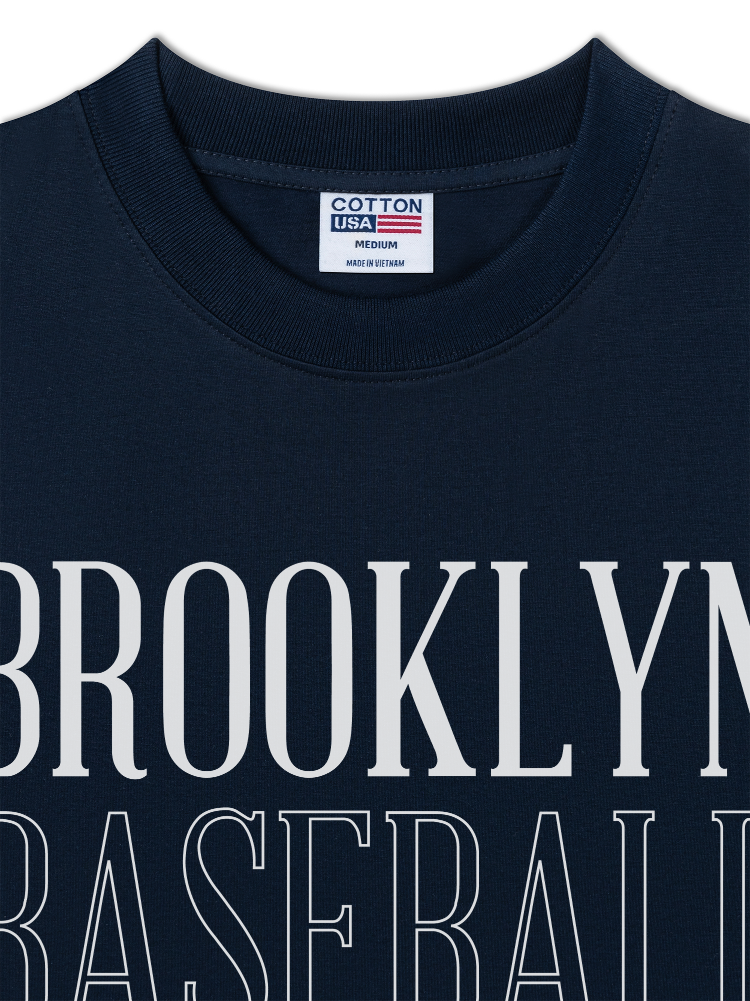 Áo Thun Relaxed Fit Baseball Basic Brooklyn