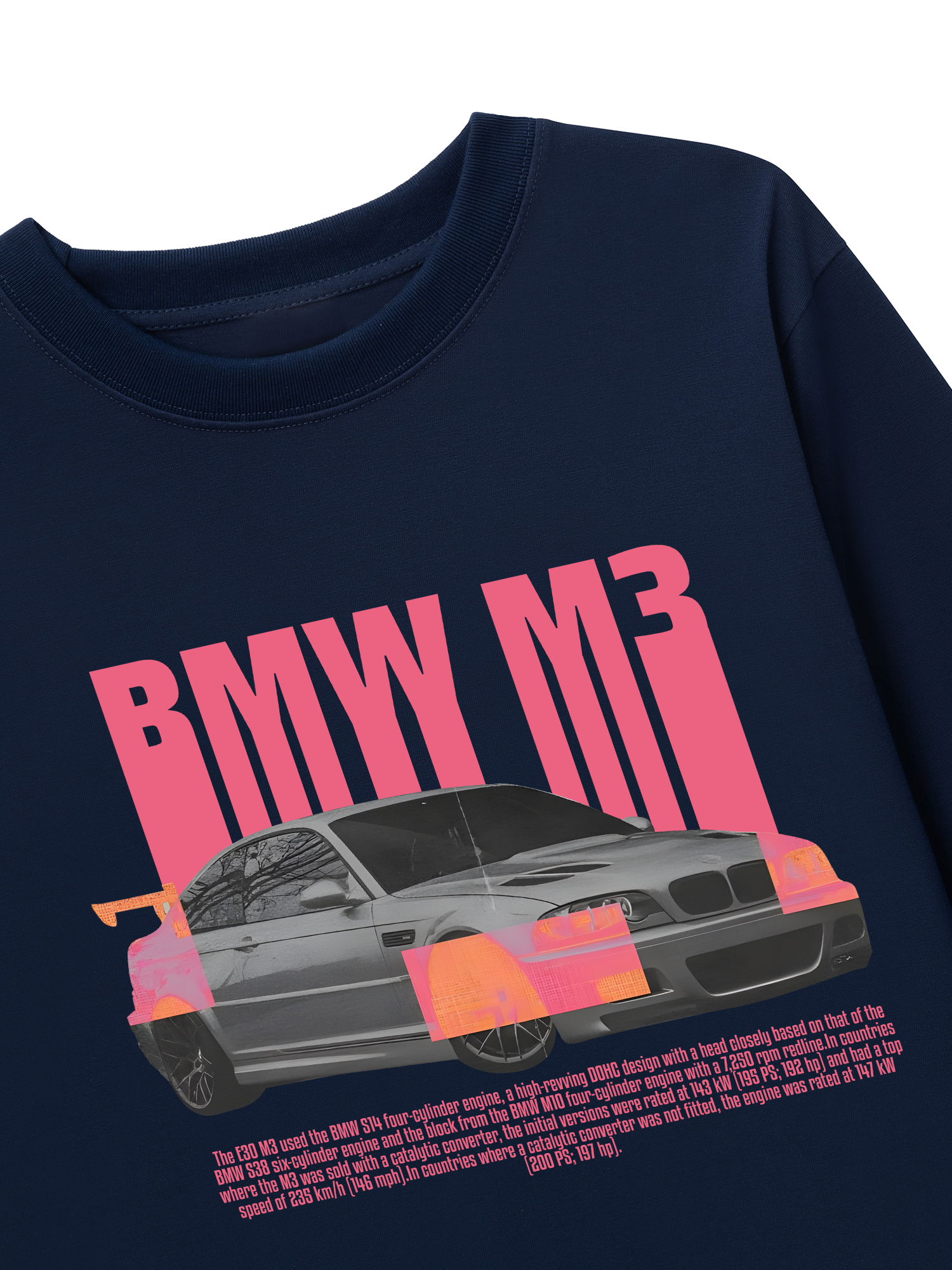 Áo Thun Dài Tay BMW Glitch M3