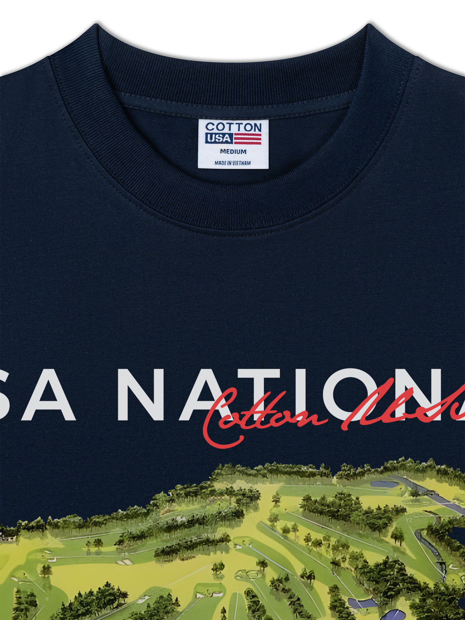 Áo Thun Relaxed Fit Golf National Master