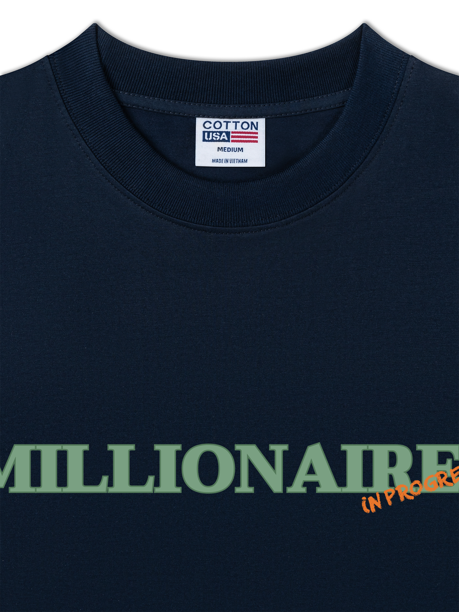 Áo Thun Relaxed Fit Money Millionaire In Progress